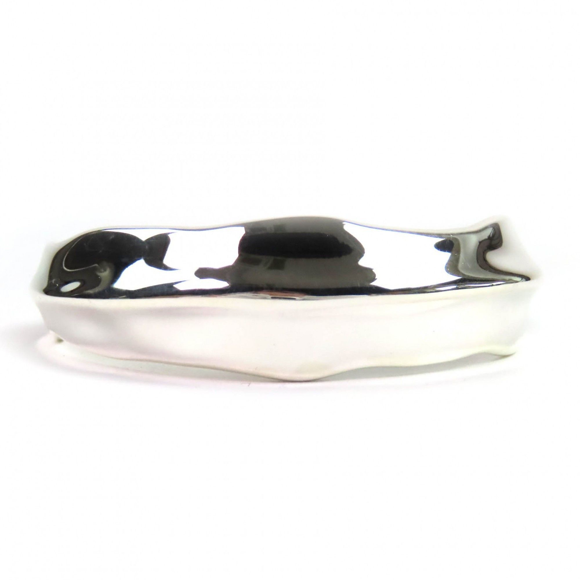 Tiffany & Co. TIFFANY & Co. Tiffany Leaf Bangle, 925 Silver, Old Accessory Bracelet, Weight 30.4g, Women's Size ONE SIZE - 1 Thumbnail