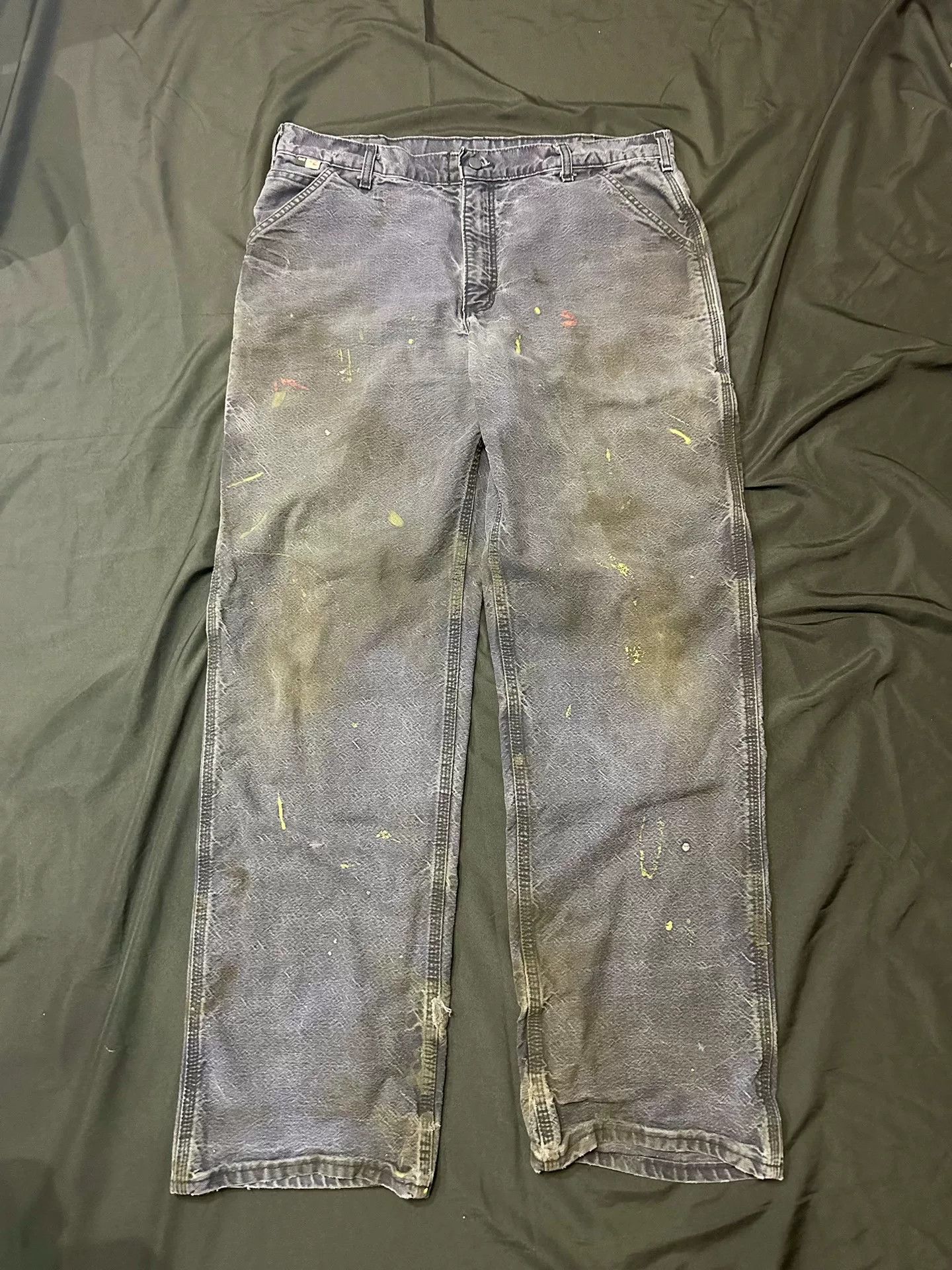 Vintage Vintage 90s Carhartt Boro Patch Jeans Size US 31 - 1 Thumbnail