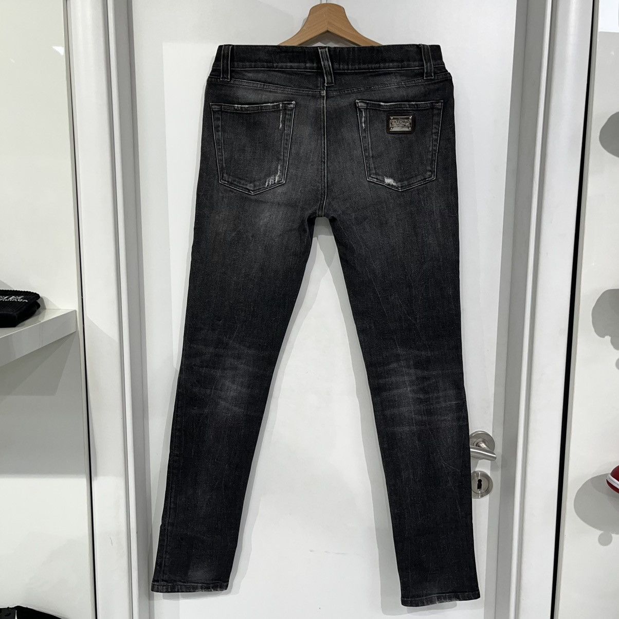 Dolce & Gabbana Dolce & Gabbana Skinny Jeans Black Size US 30 / EU 46 - 2 Thumbnail