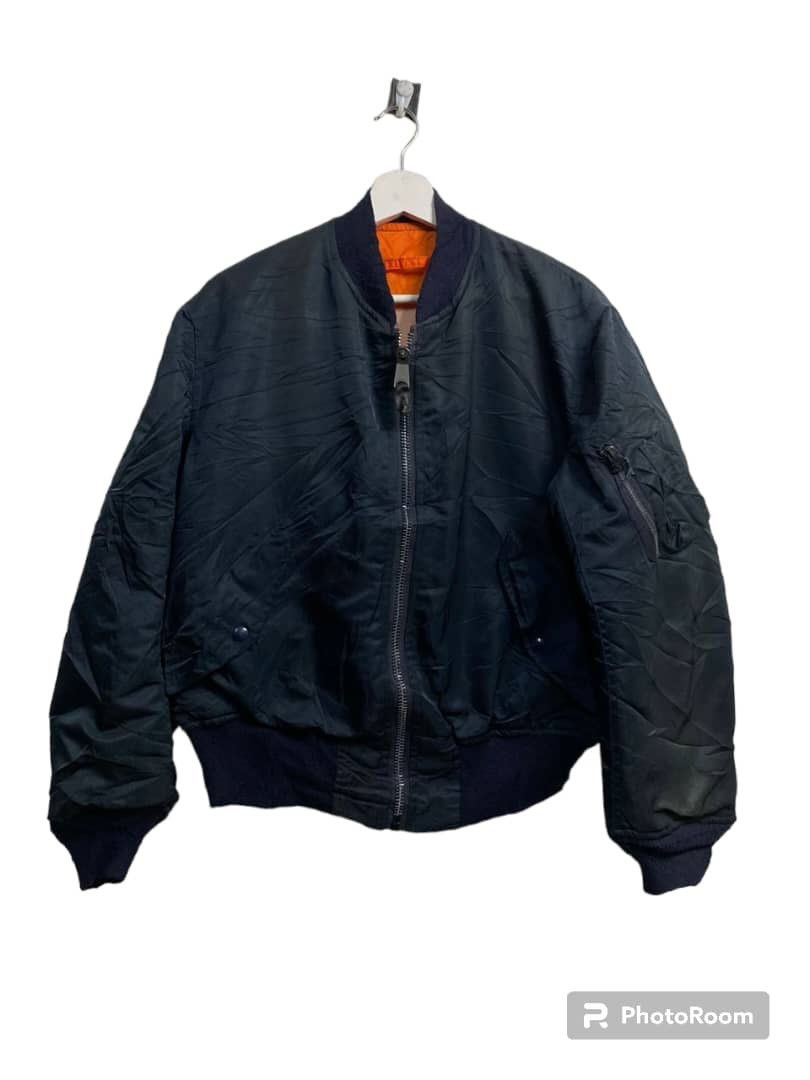 80s 90s ALPHA INDUSTRIES MA-1 L USA製 Vintage 90's Alpha Industries Ma-1 Bomber Jacket Flight | eBay