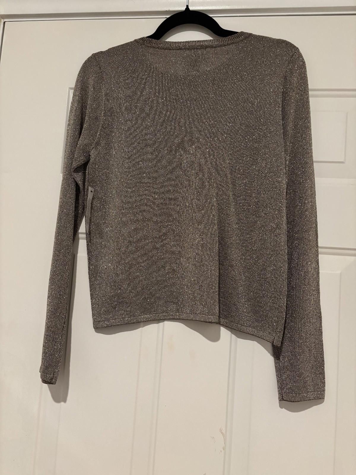 Designer Womens Halogen sz XS copper color long sleeve sweater #249 Size XS / US 0-2 / IT 36-38 - 2 Thumbnail