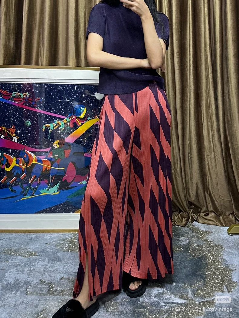 Issey Miyake Issey Miyake size:5 Lightning straight-leg pants Size 42" / US 20 - 8 Thumbnail