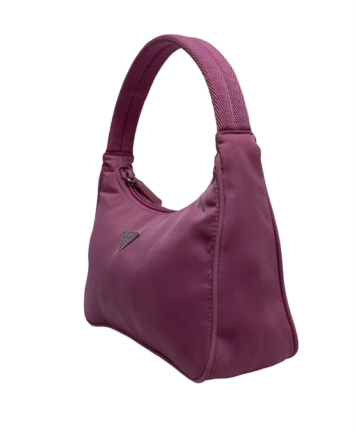 Prada Vintage Prada Tessuto Nylon Mini Hobo Shoulder Bag Size ONE SIZE - 15 Thumbnail