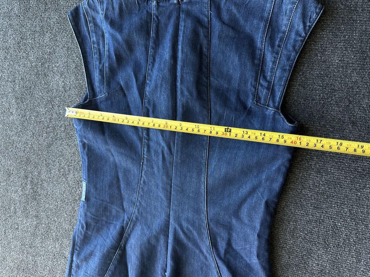Armani ARMANI JEANS 🚨 DENIM BLUE DRESS LUXURY OLD MONEY WOMEN Size M / US 6-8 / IT 42-44 - 14 Thumbnail
