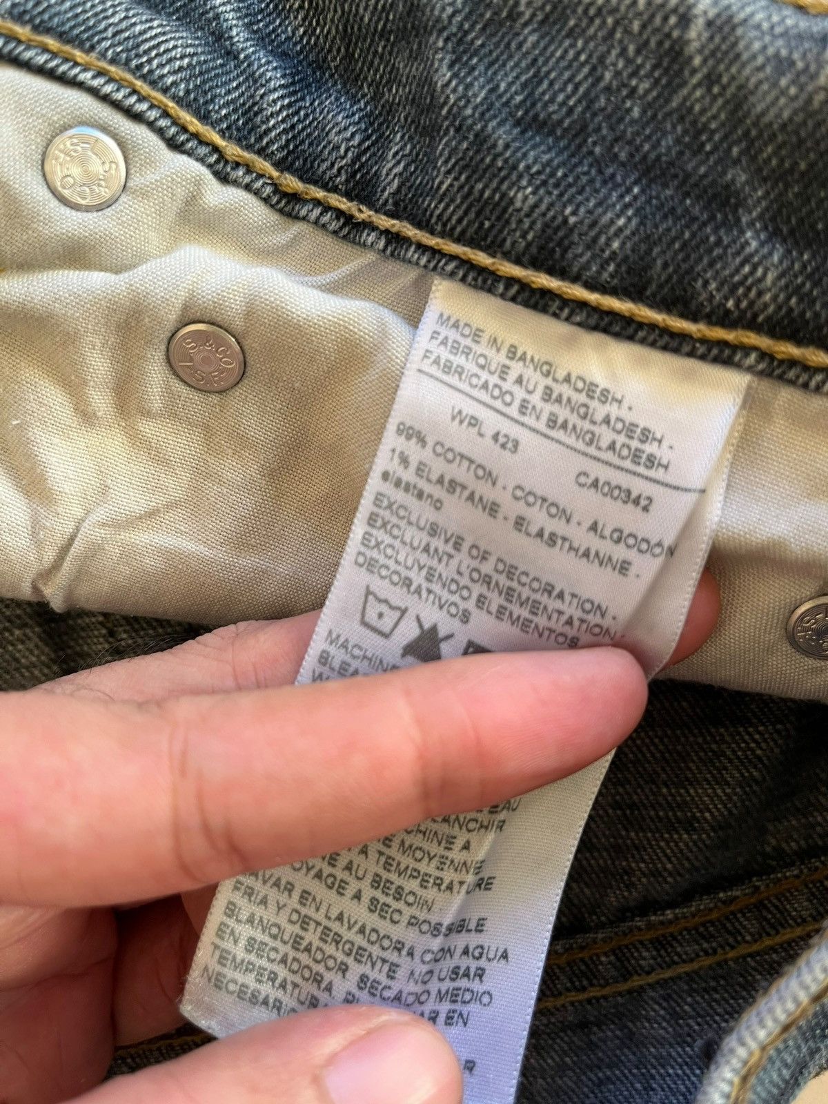 Levi's Vintage Levis Signature Ripped Distressed Loose Jeans 34x31 Size US 34 / EU 50 - 10 Thumbnail
