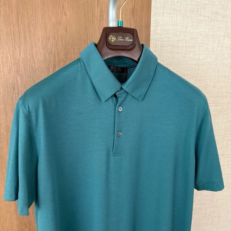 Ermenegildo Zegna Loro Piana 12 Micron Wool Short Sleeve Polo Size US L / EU 52-54 / 3 - 3 Thumbnail
