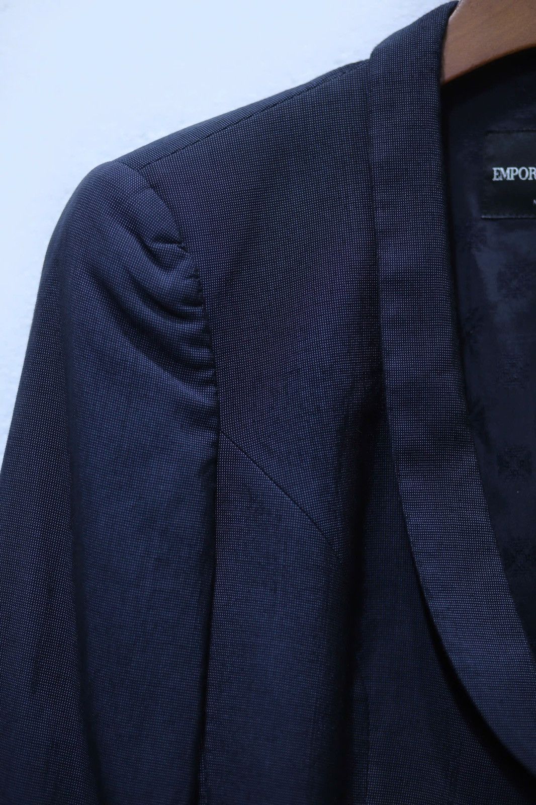 Emporio Armani Emporio Armani Spring Summer 2010 One-Button Blazer Size S / US 4 / IT 40 - 3 Thumbnail