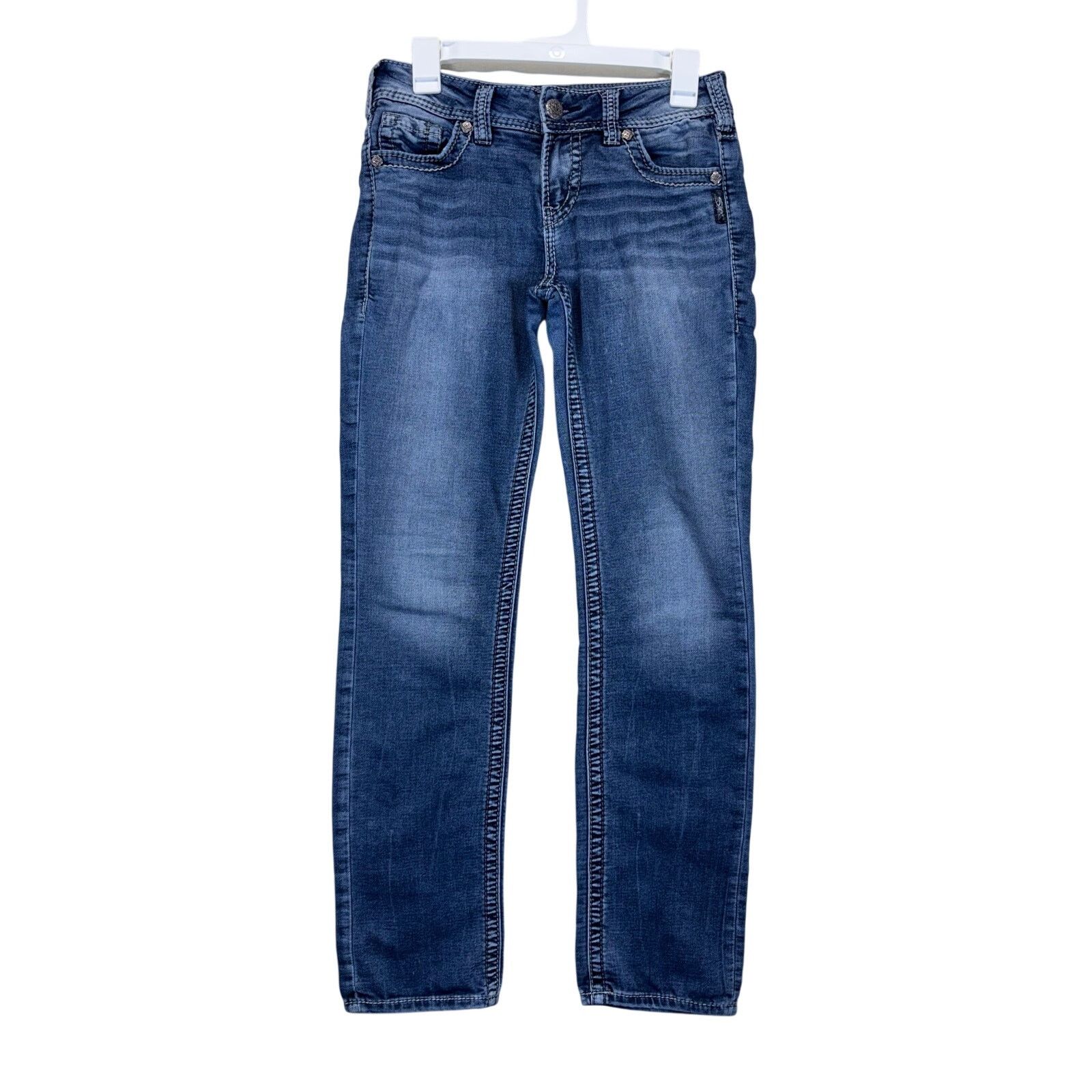 The Unbranded Brand Silver Jeans Suki Mid Straight Women’s 27x32 Stretch Jeans Size 27" / US 4 / IT 40 - 1 Thumbnail