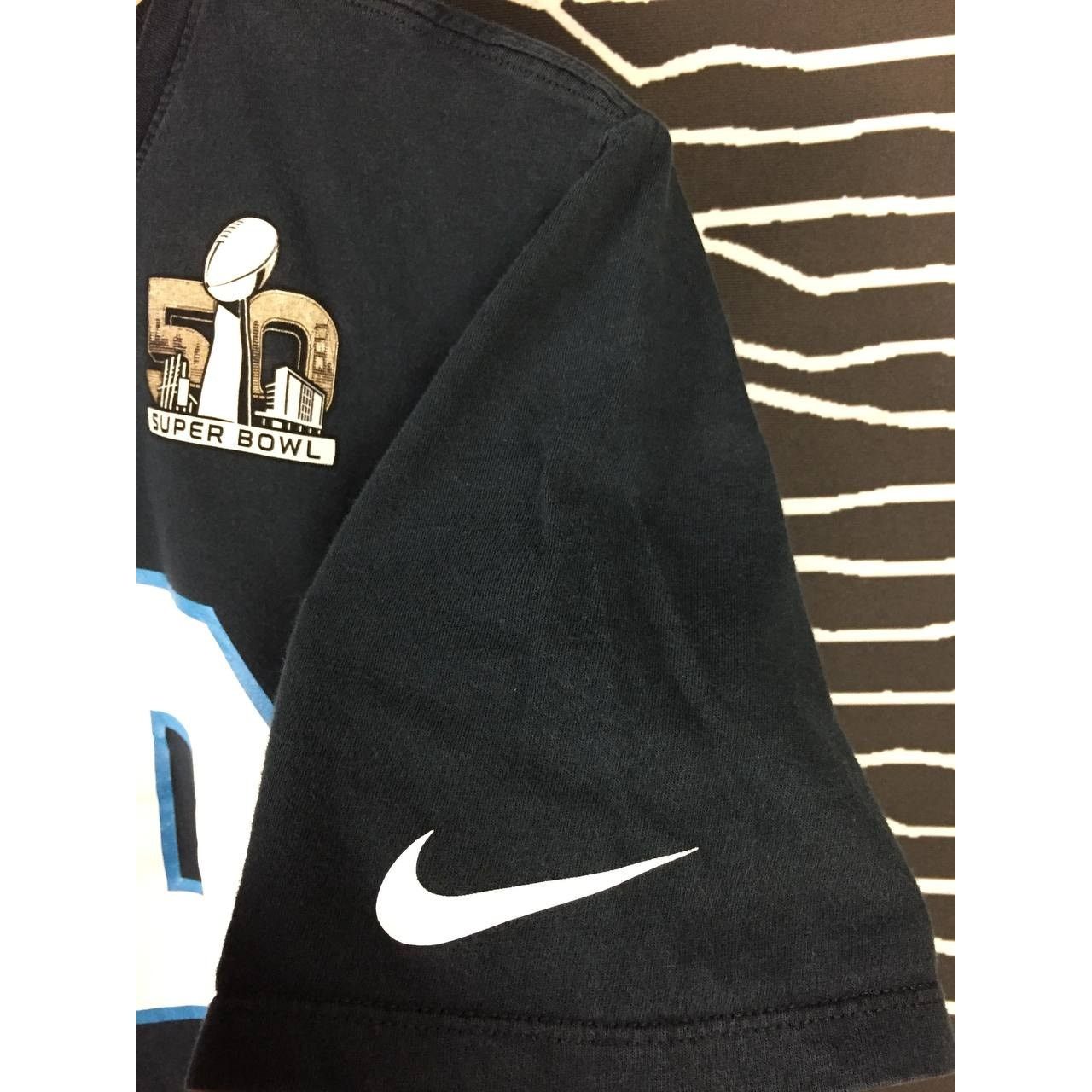 NFL × Nike Nike NFL Super Bowl 50 Carolina Panthers Luke Kuechly Tee Size US M / EU 48-50 / 2 - 4 Thumbnail
