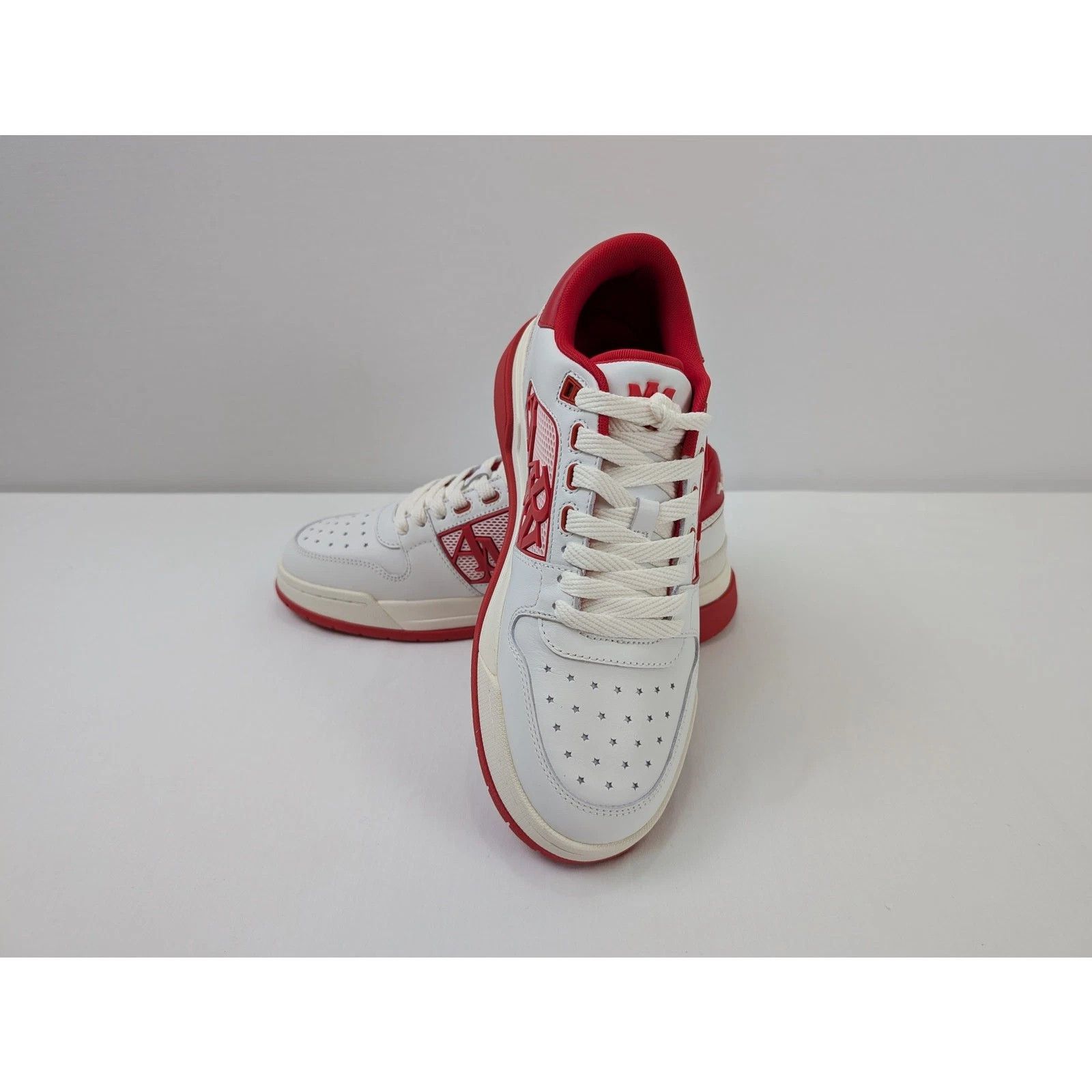 Amiri o1rshd1 Classic Low top Sneakers in White/Red Size US 10 / EU 43 - 13 Thumbnail