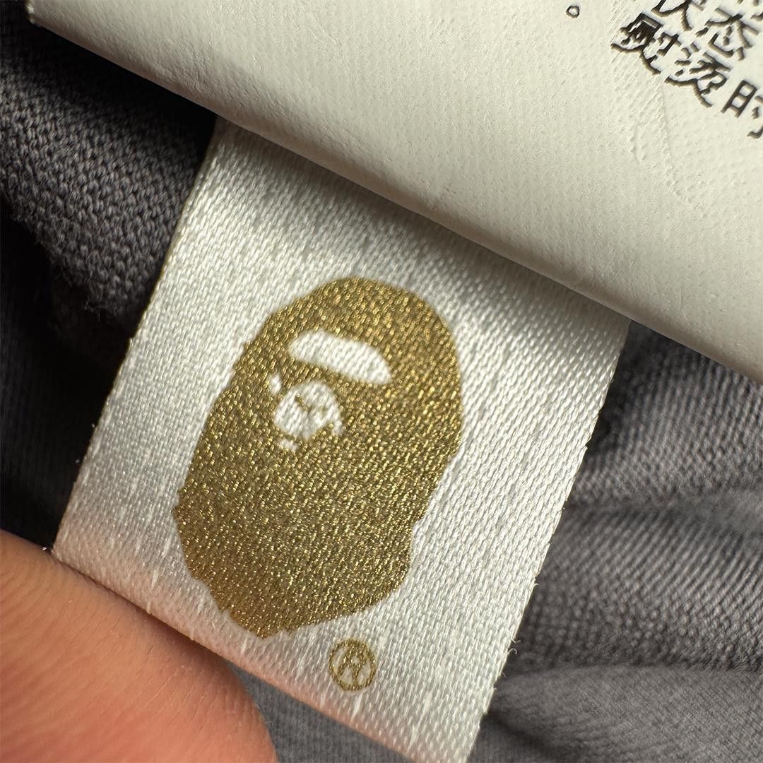 Bape BAPE Grey Star Pattern Long Sleeve Shirt (M) Size US M / EU 48-50 / 2 - 6 Thumbnail