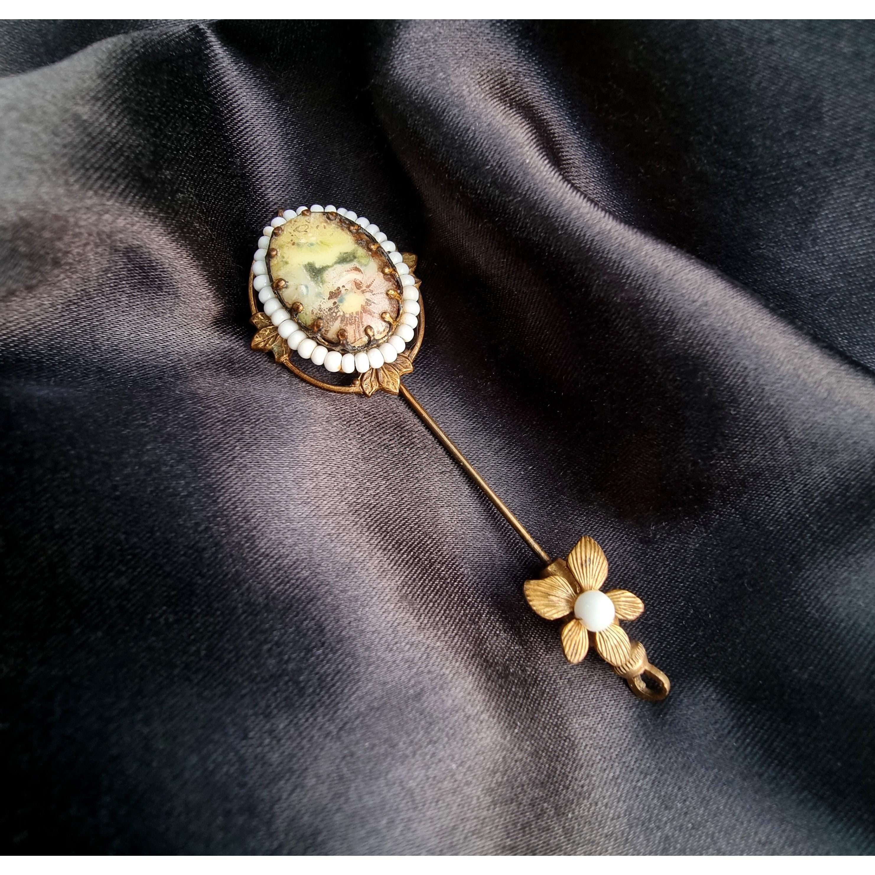 Miriam Haskell Rare Find Vintage 1930s MIRIAM HASKELL Unsigned Baroque Styl Size ONE SIZE - 4 Thumbnail