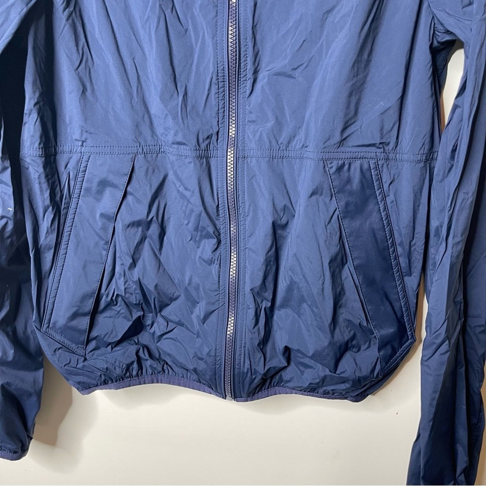 Orlebar Brown Orlebar Brown navy blue full zip hooded lightweight jacket Size XS / US 0-2 / IT 36-38 - 4 Thumbnail