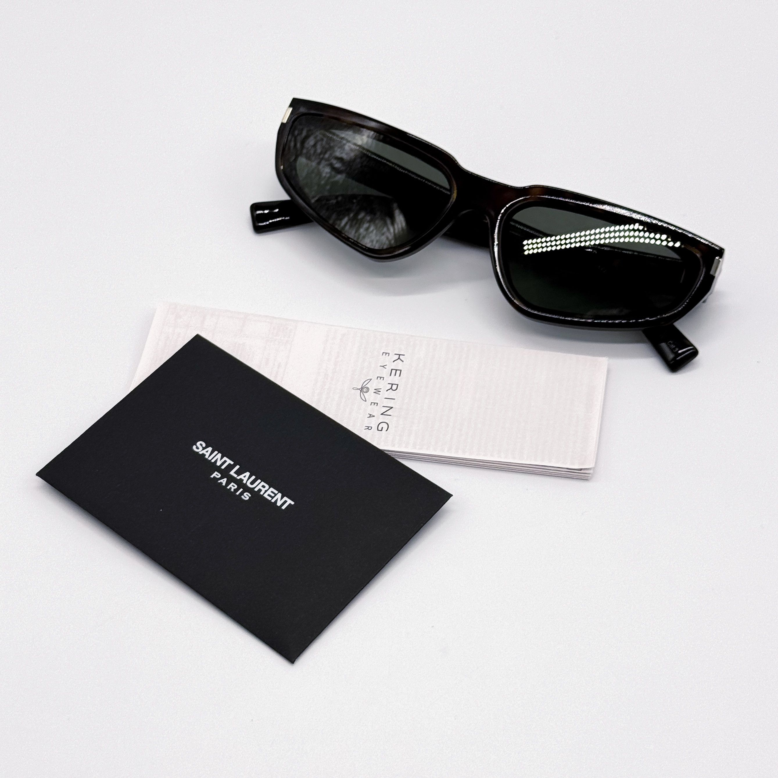 Yves Saint Laurent NEW SAINT LAURENT SL634 NOVA 002 WOMEN HAVANA SL 634 002 Size ONE SIZE - 10 Thumbnail