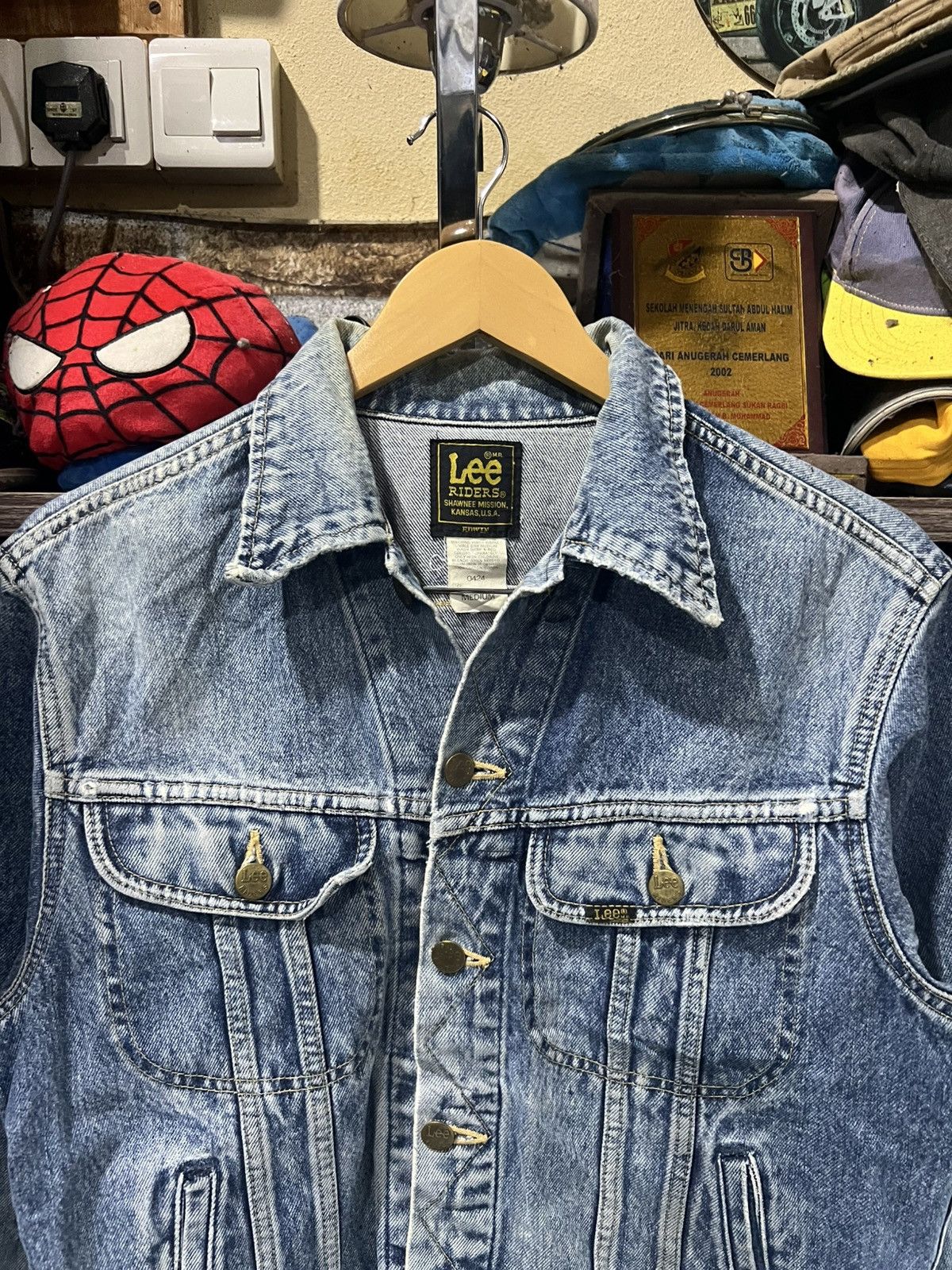 Lee 🔥Vintage Lee Riders x Edwin Denim Trucker Size US S / EU 44-46 / 1 - 3 Thumbnail