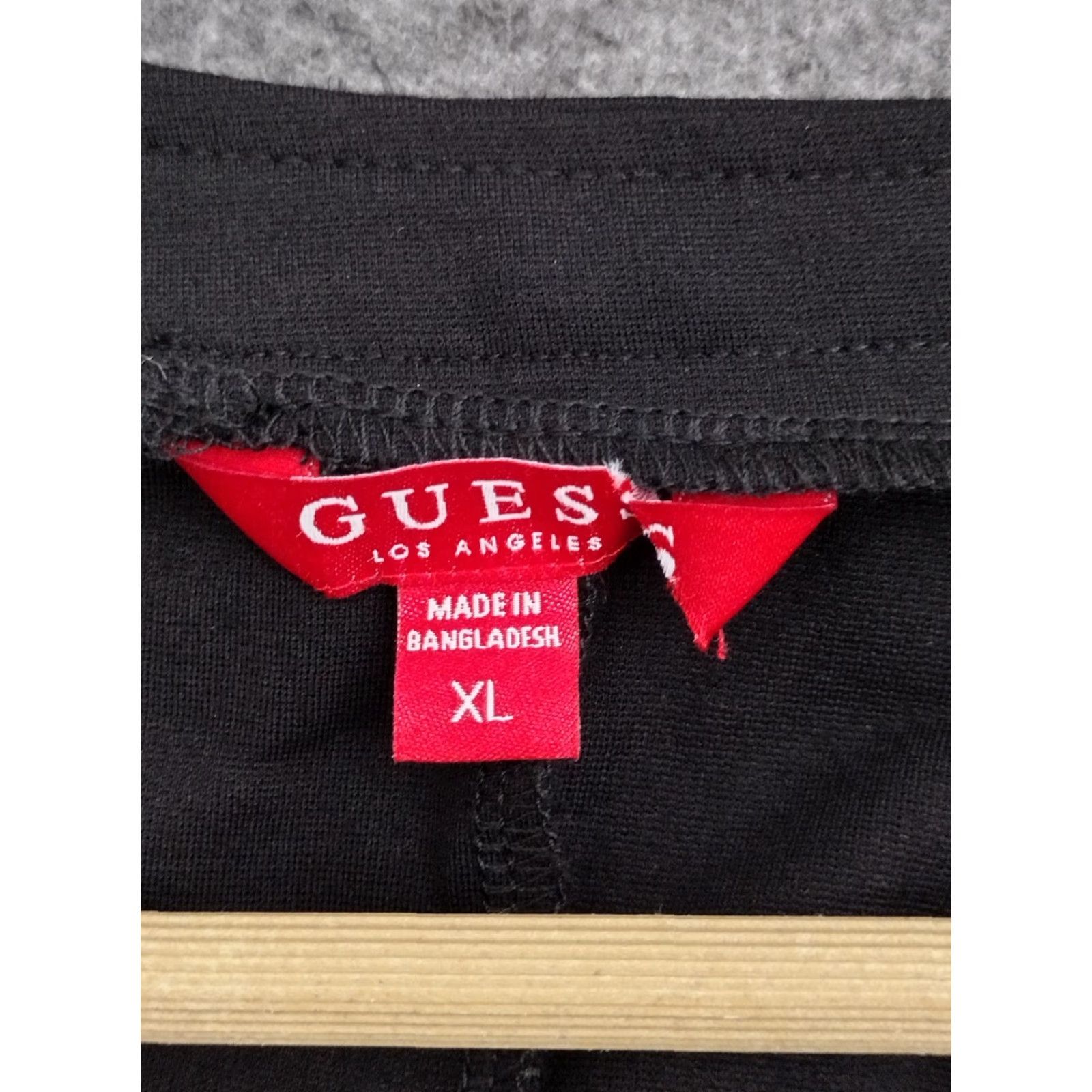 Guess GUESS Blazer Shirt Black Open Front Cropped XL Women's Blazer Bohemian Short Jacket Casual Formal Office Workwear 90s? Size XL / US 12-14 / IT 48-50 - 6 Thumbnail