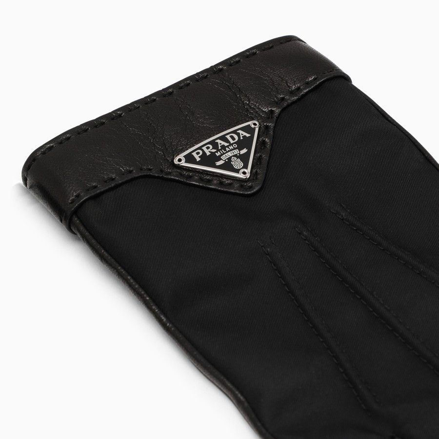 Prada o1d2blof0924 Size: 7 / Gloves in Black Size ONE SIZE - 2 Thumbnail