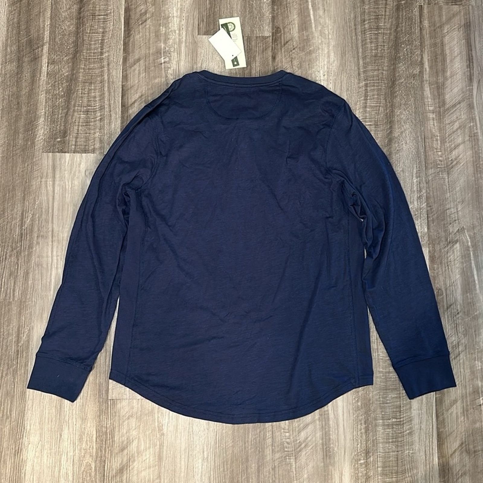 Threads 4 Thought Threads 4 Thought Long Sleeve Curved Hem Henley Tee - XL Size US XL / EU 56 / 4 - 3 Thumbnail