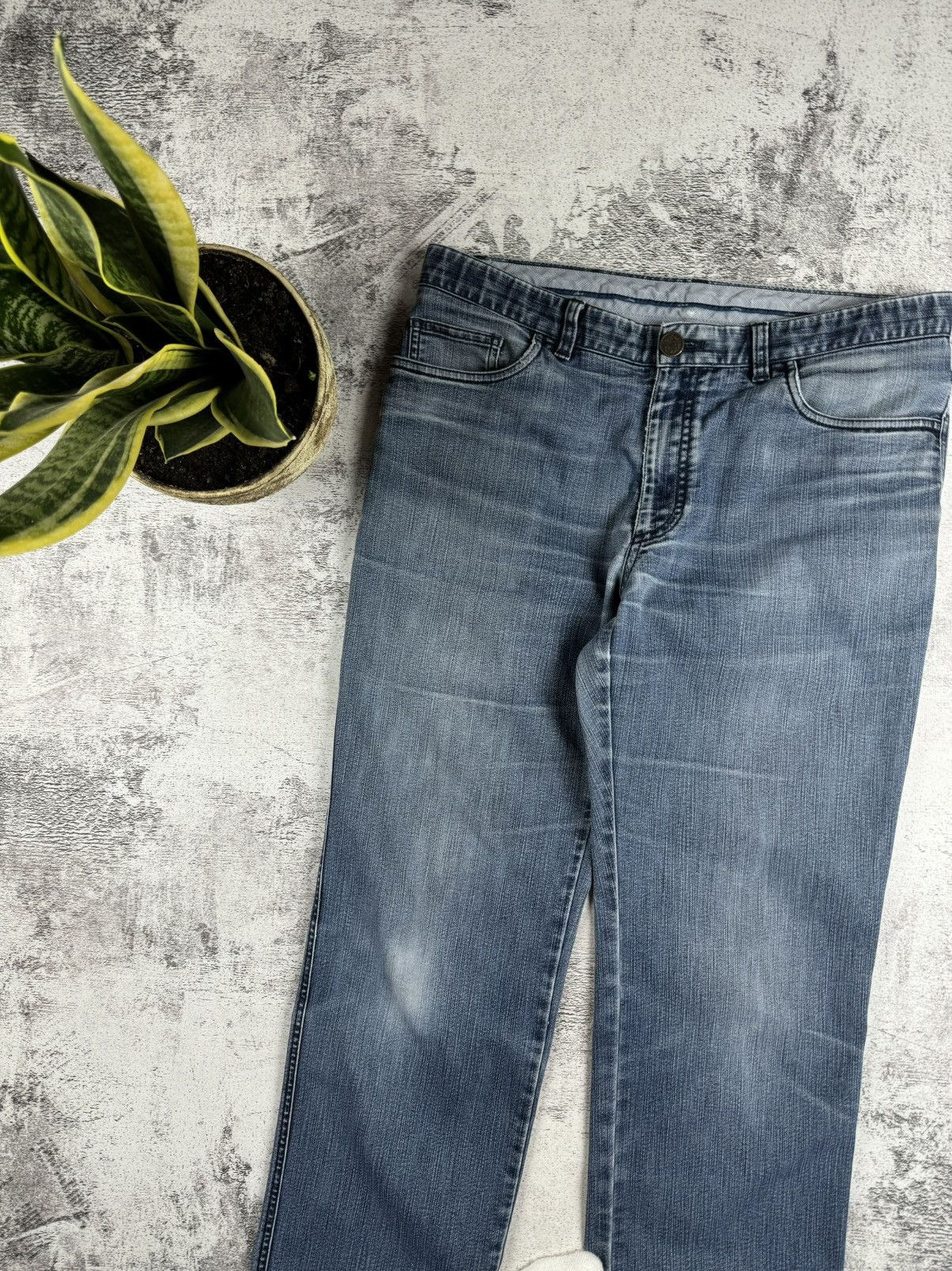 Brioni Brioni Stelvio 51 Vintage Light Blue Denim Collection Jeans Size US 34 / EU 50 - 11 Thumbnail
