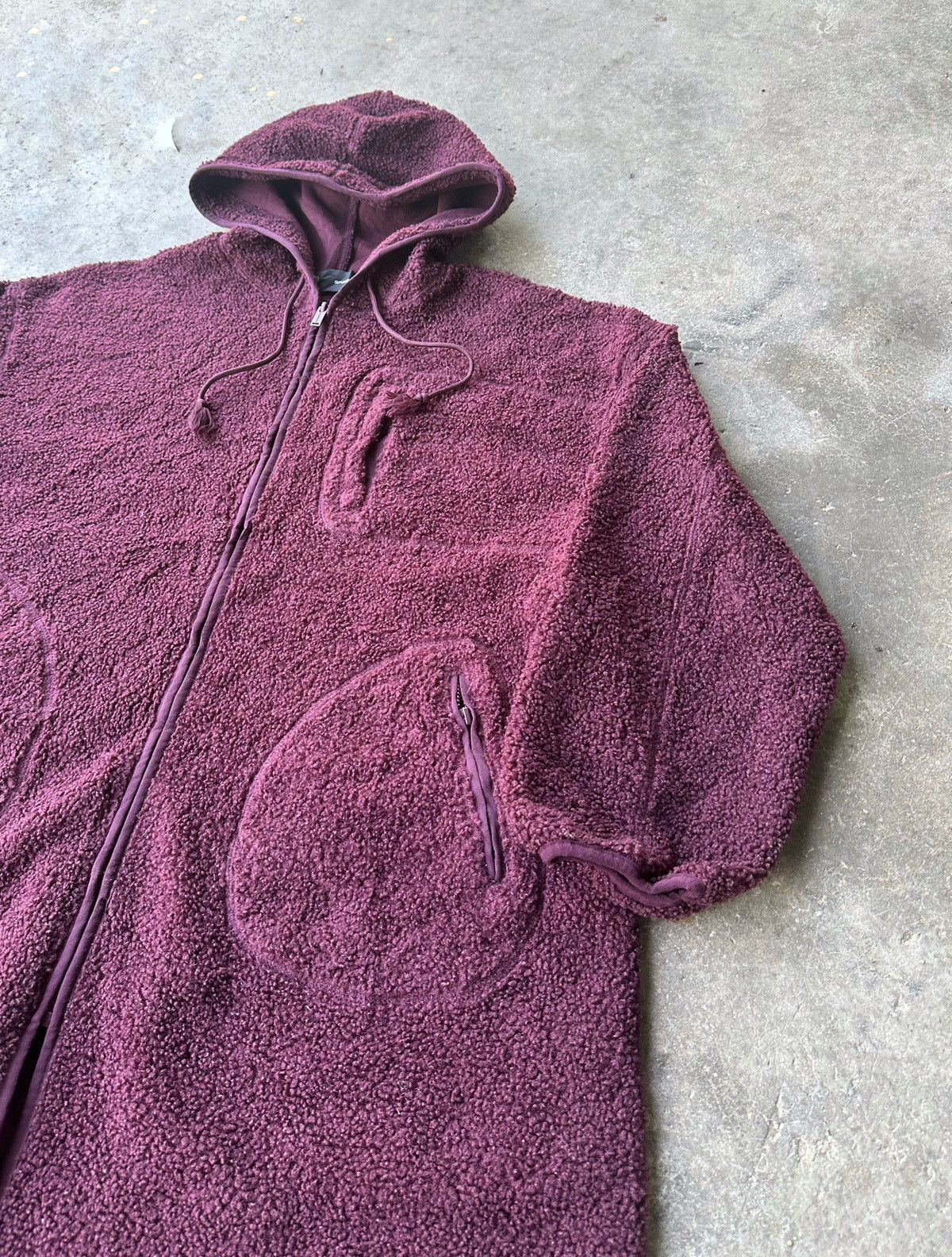 GU × Undercover Gu x undercover deep pile fleece long jacket hoodie Size US XL / EU 56 / 4 - 3 Thumbnail