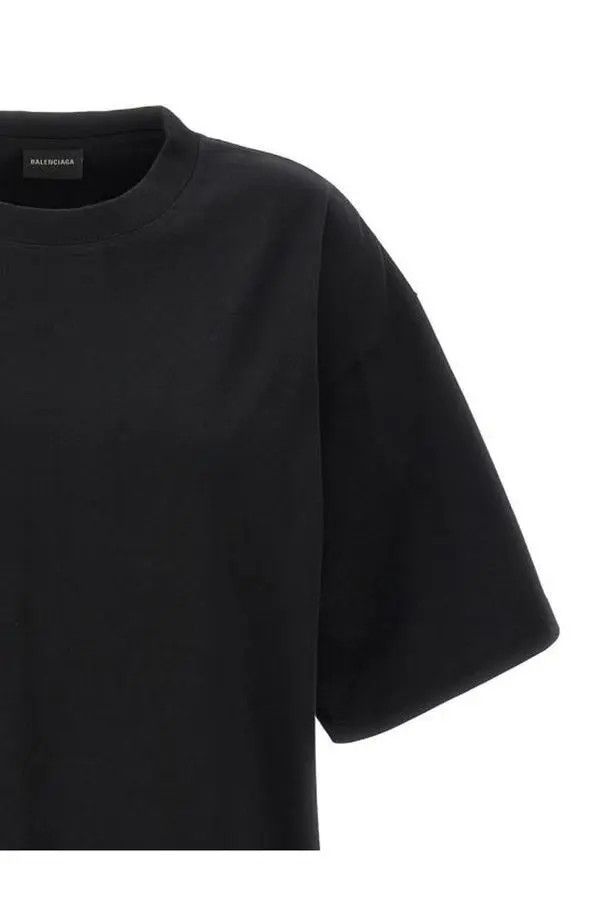 Balenciaga o1la1rc1a0625 Handwritten T-Shirt Large Fit in Black Size US XXS / EU 40 - 3 Thumbnail