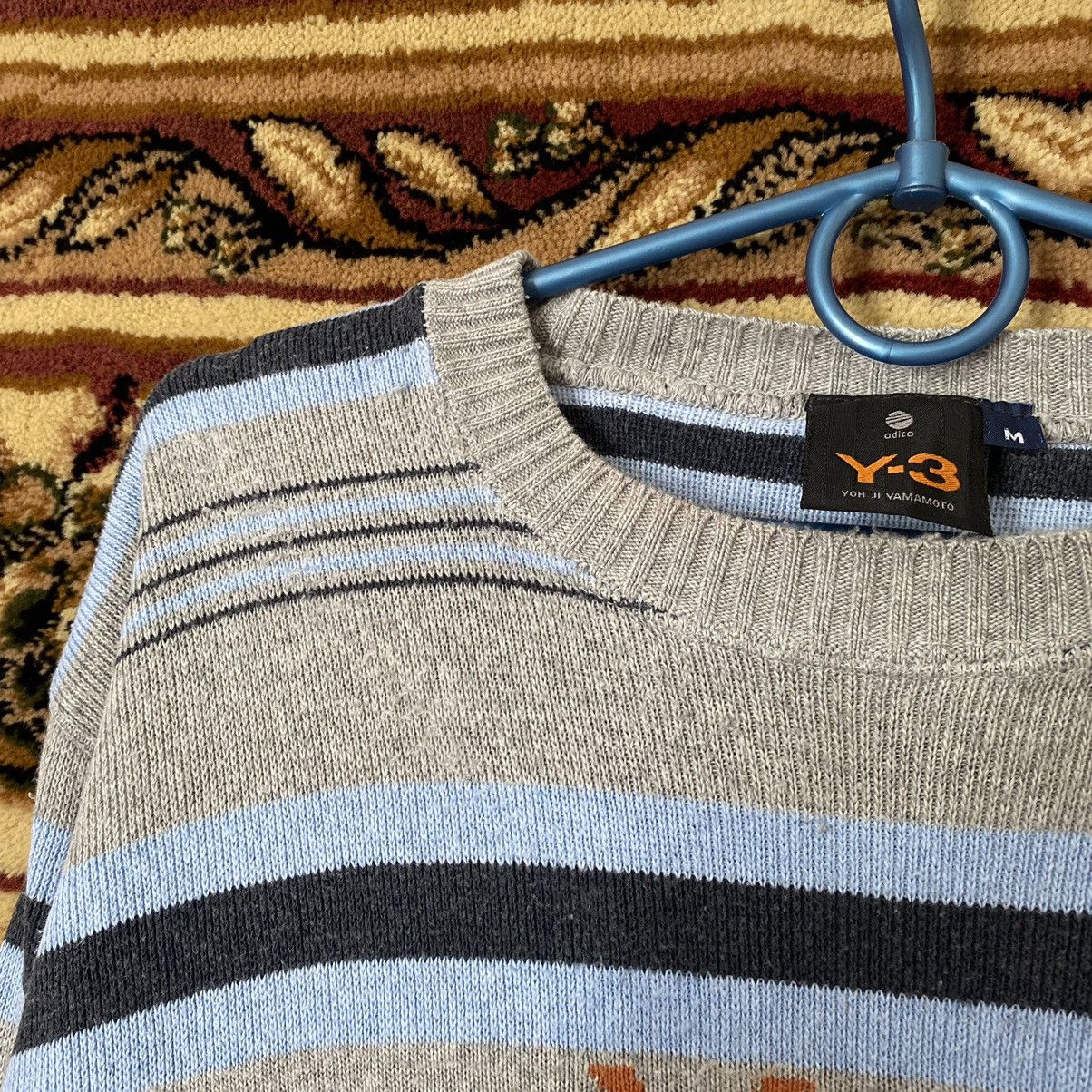 Yohji Yamamoto Y-3 YOHJI YAMAMOTO SWEATER ARCHIVE BIG LOGO STRIPPED Size US M / EU 48-50 / 2 - 5 Thumbnail