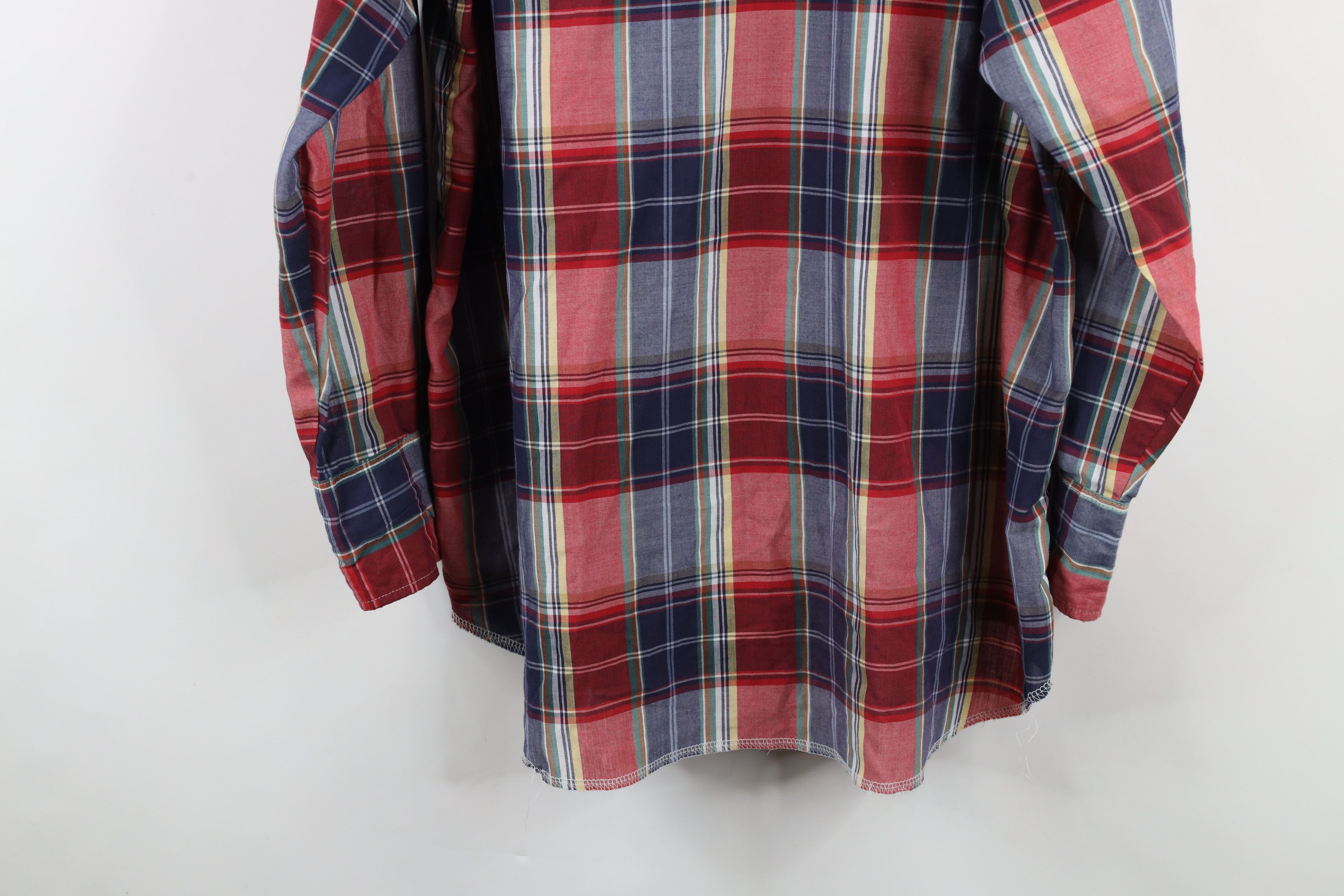 Vintage × Wrangler Vintage 90s Wrangler Needle Western Cowboy Button Shirt Size US XL / EU 56 / 4 - 14 Thumbnail