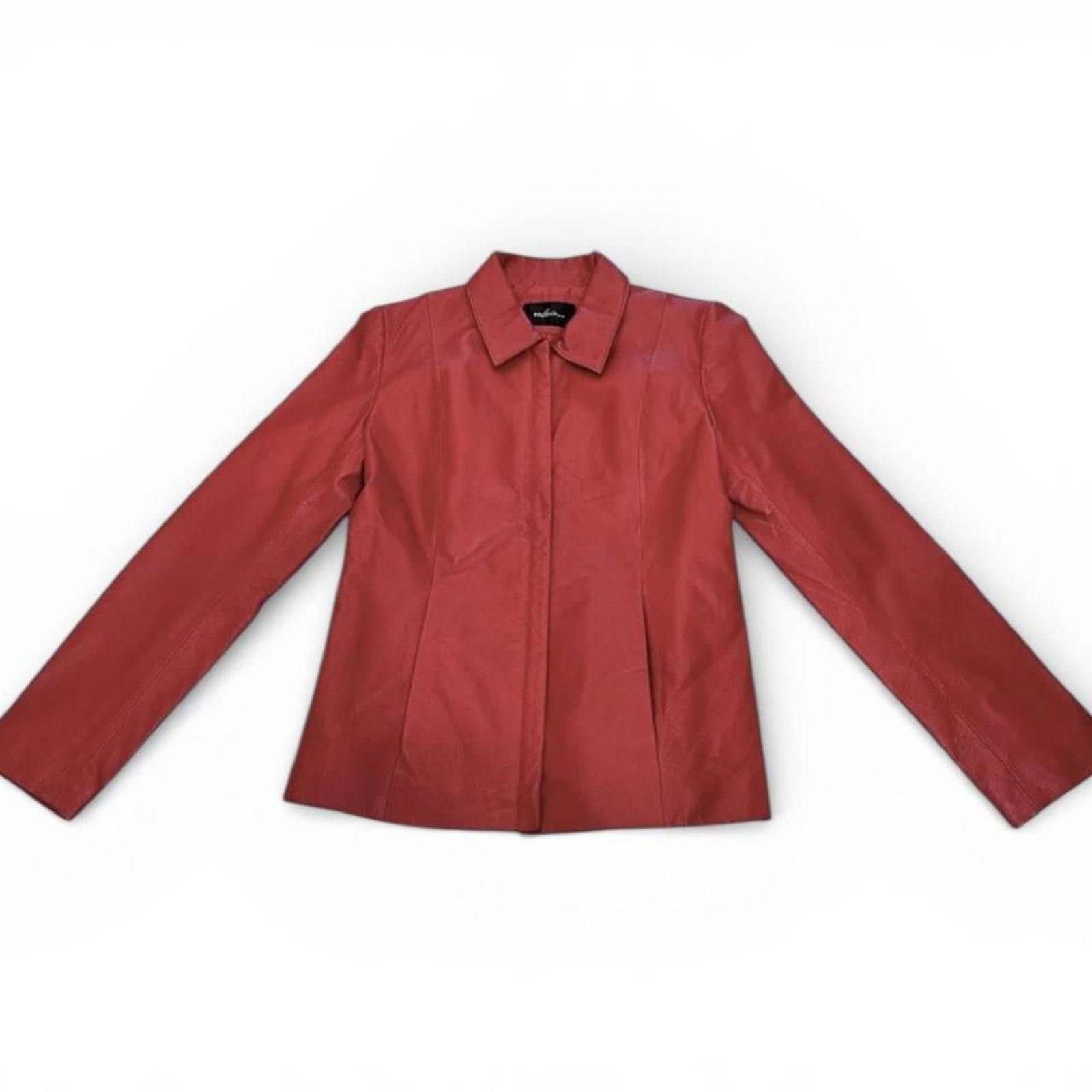 Other Real leather biker 2000s grunge red jacket Size XS / US 0-2 / IT 36-38 - 1 Thumbnail