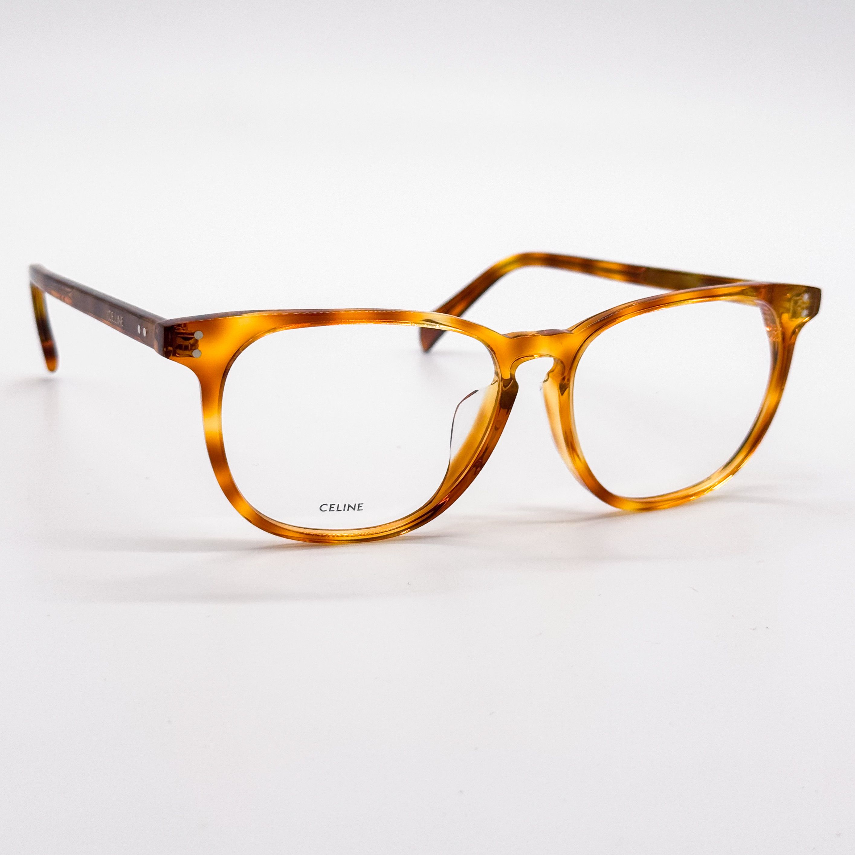 Celine NEW CELINE CL50046F 053 EYEGLASSES WOMEN HAVANA CELINE Size ONE SIZE - 4 Thumbnail