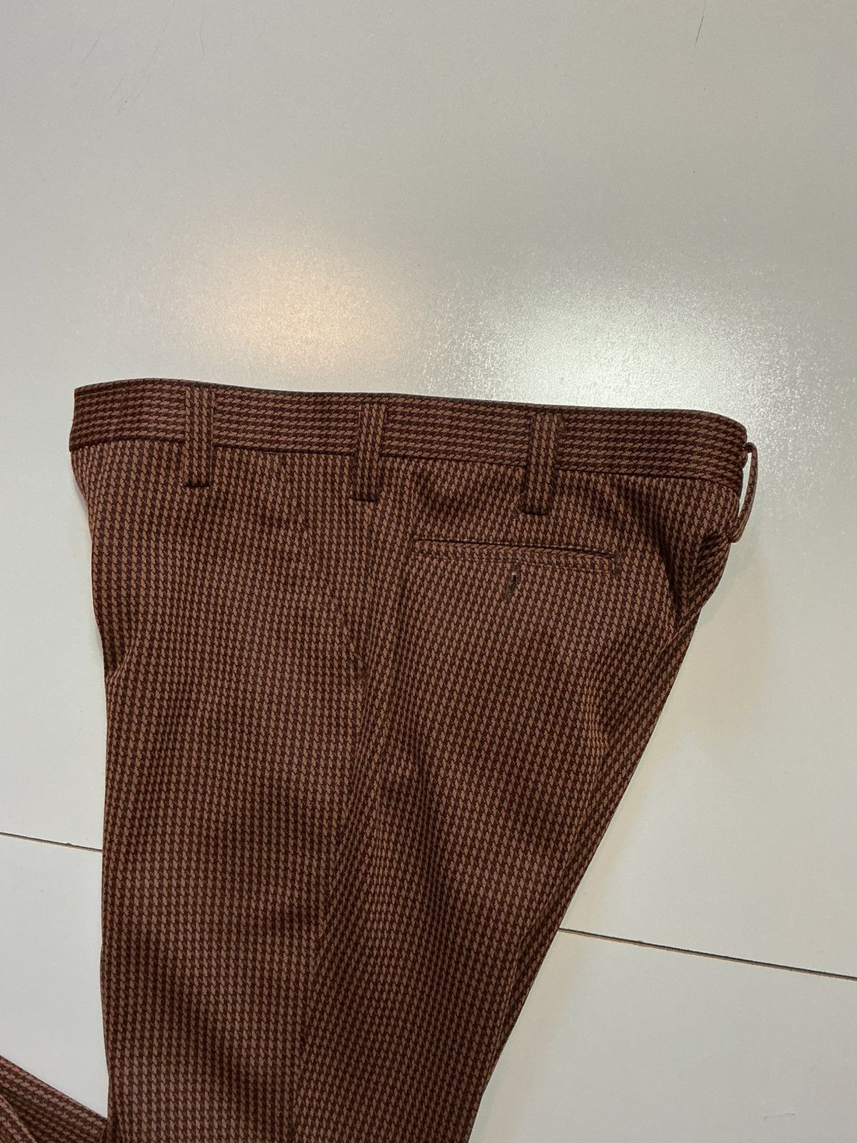 Vintage Vintage 70s Houndstooth Knit Flare Disco Leisure Dress Pants Size US 34 / EU 50 - 10 Thumbnail