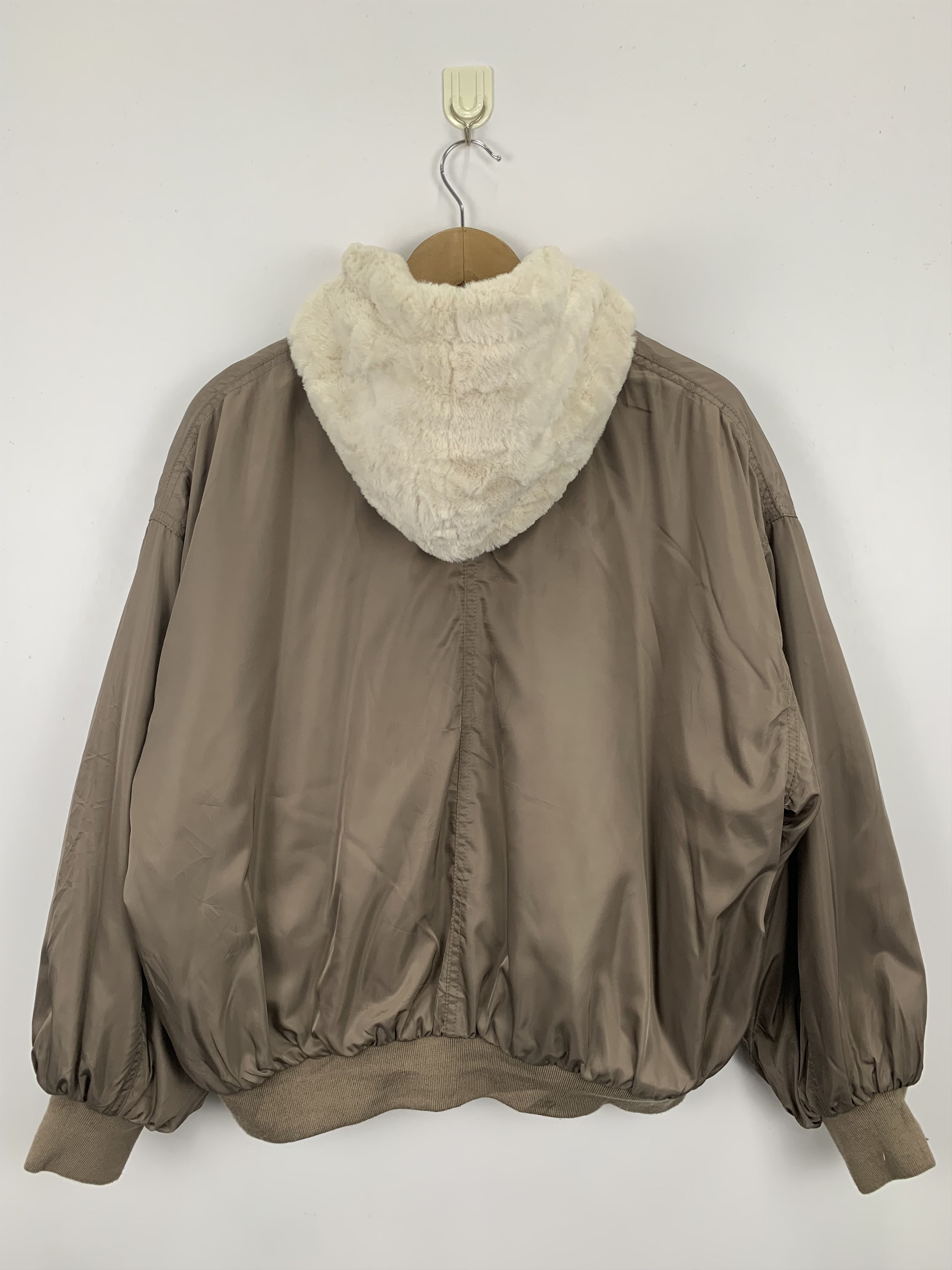 Japanese Brand Vintage Japanese Brand Reversible Fleece Hoodie Jacket J1039 Size US L / EU 52-54 / 3 - 5 Thumbnail