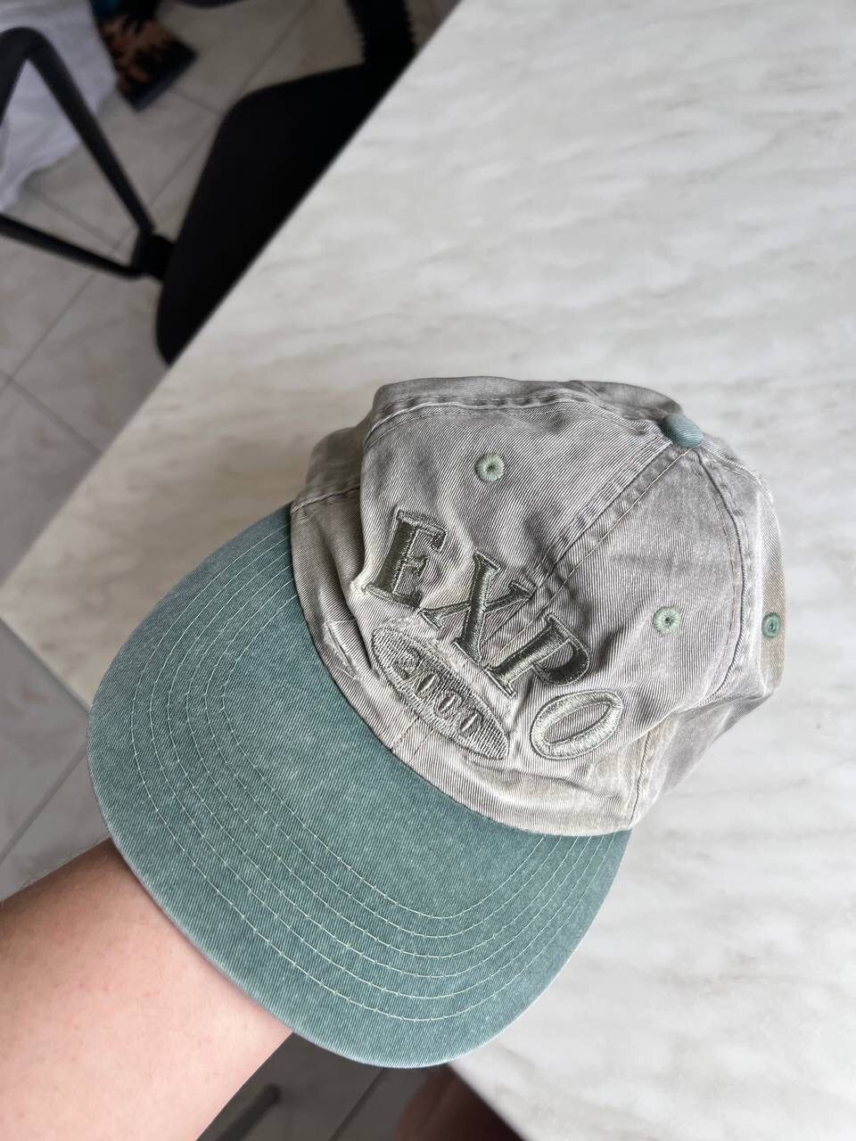 Designer × Vintage Vintage Expo 2000 Hangover Logo Used Faded Cap Hat Rare Size ONE SIZE - 9 Thumbnail
