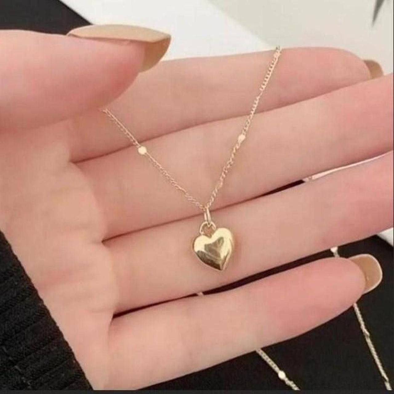 Other Gold heart necklace Size ONE SIZE - 1 Thumbnail