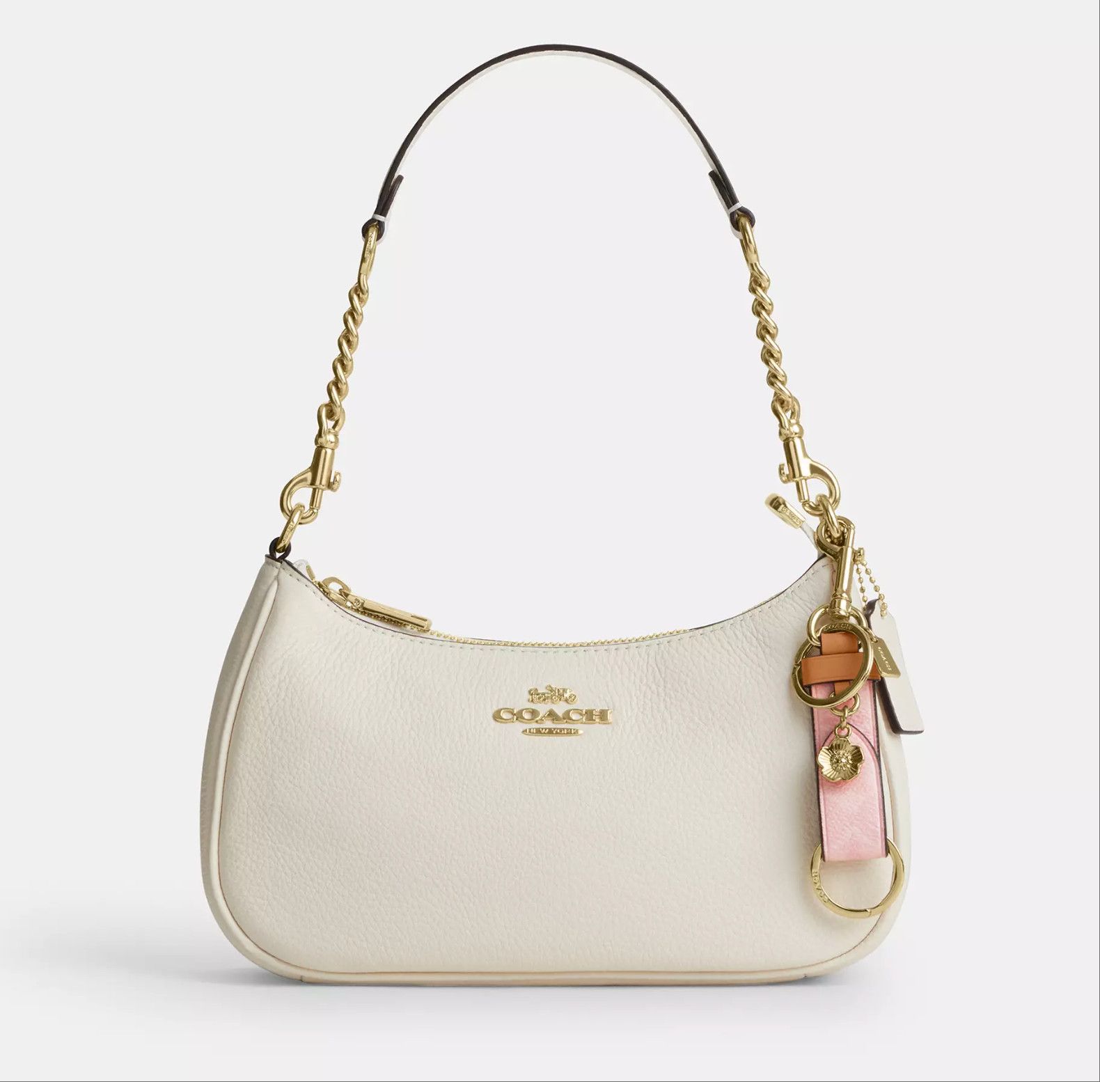 Coach Trigger Snap Bag Charm In Signature Canvas Heart Charm CEA24 Size ONE SIZE - 7 Thumbnail