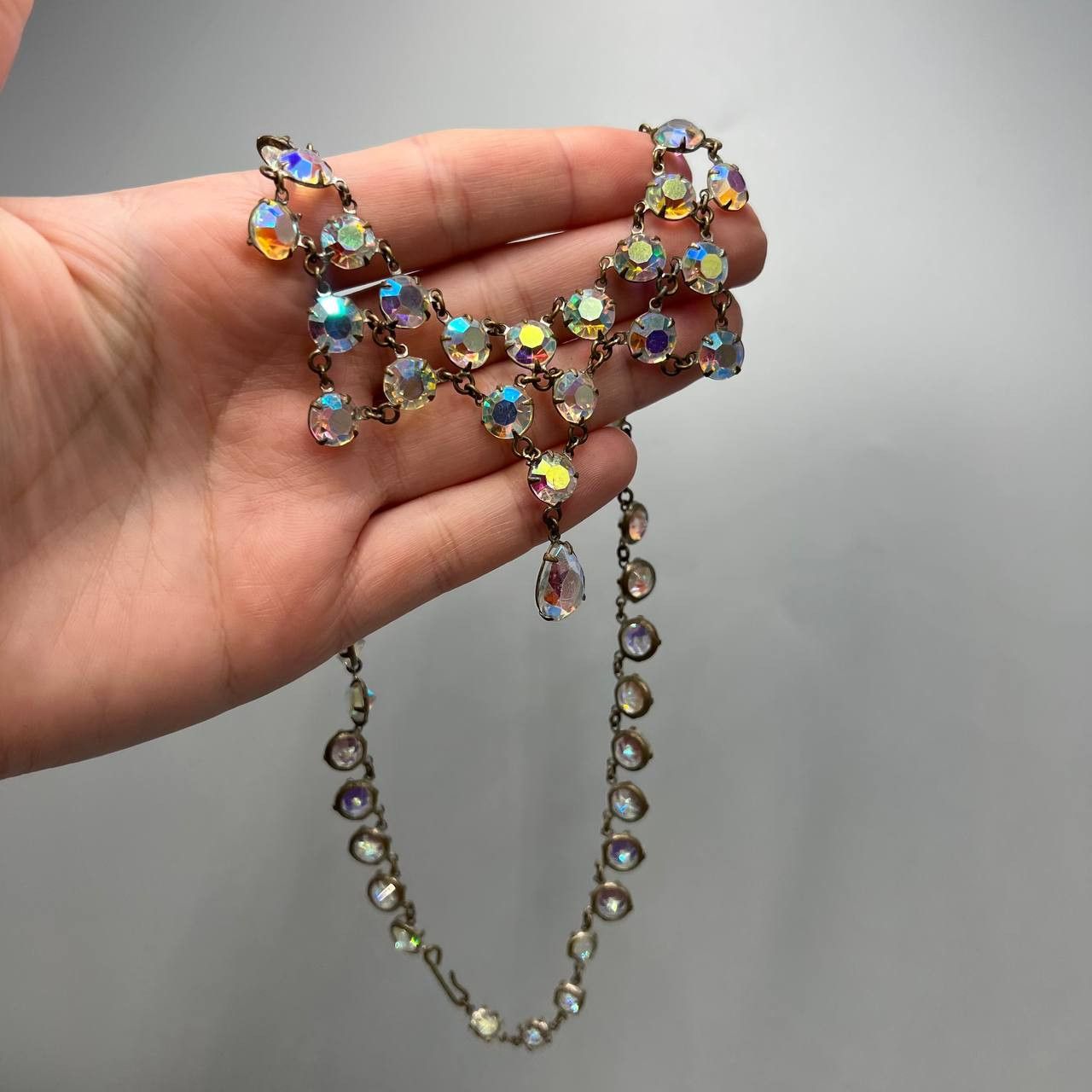 Vintage 1960 Vintage JABLONEX Czech Glass Bead Necklace Soviet Era Size ONE SIZE - 1 Thumbnail