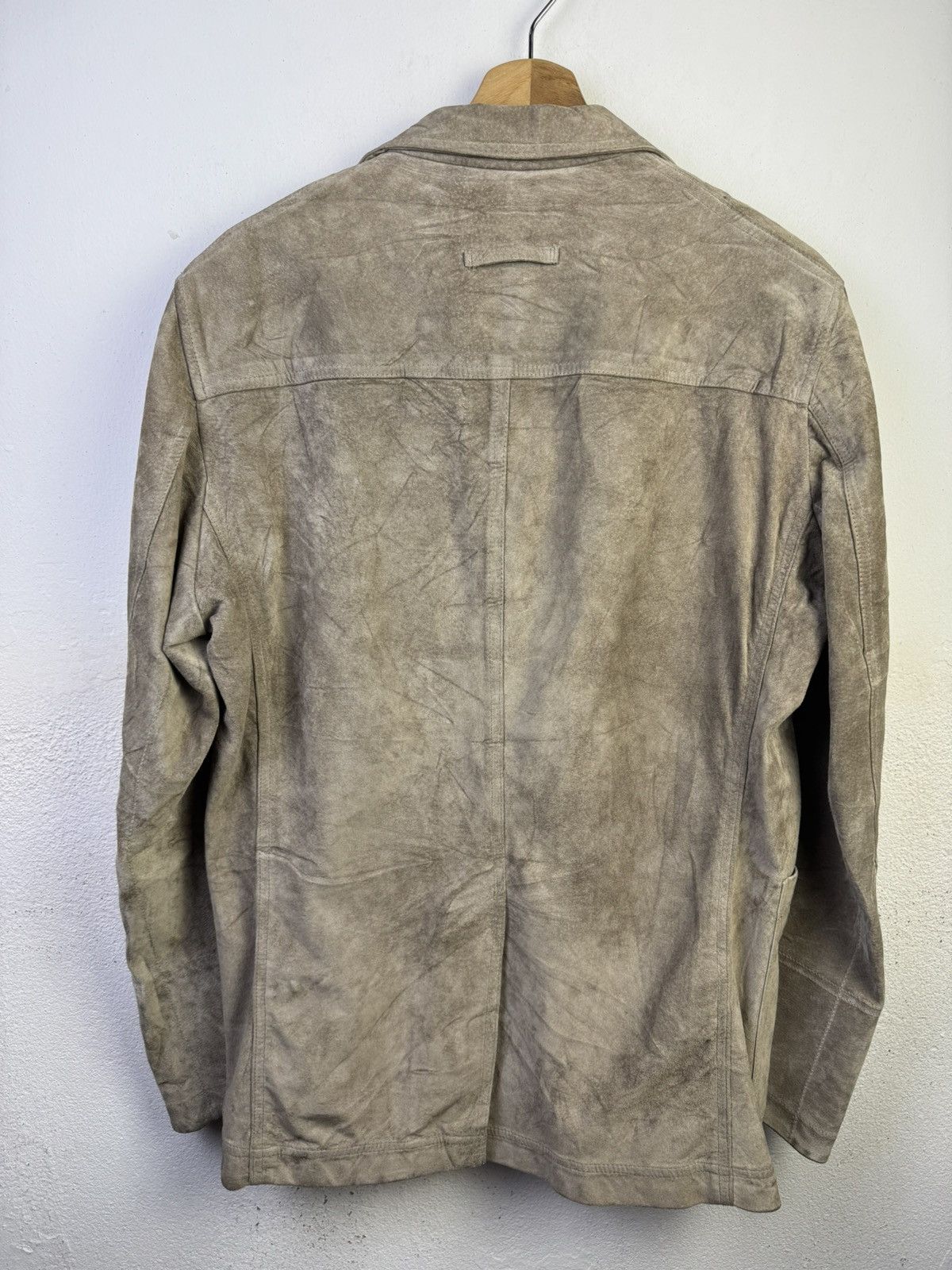 Jean Paul Gaultier Vintage Jean Paul Gaultier Leather Blazer jacket Size 48S - 8 Thumbnail