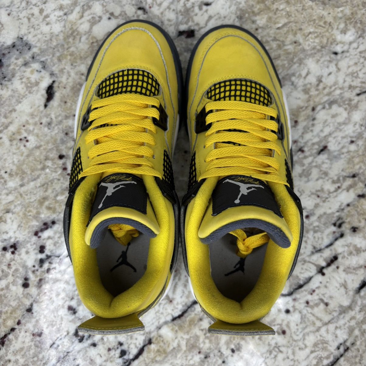 Jordan Brand Size 5.5-Jordan 4 Lightning (2021) CLEAN NO BOX SHIP ASAP Size US 5.5 / EU 38 - 5 Thumbnail