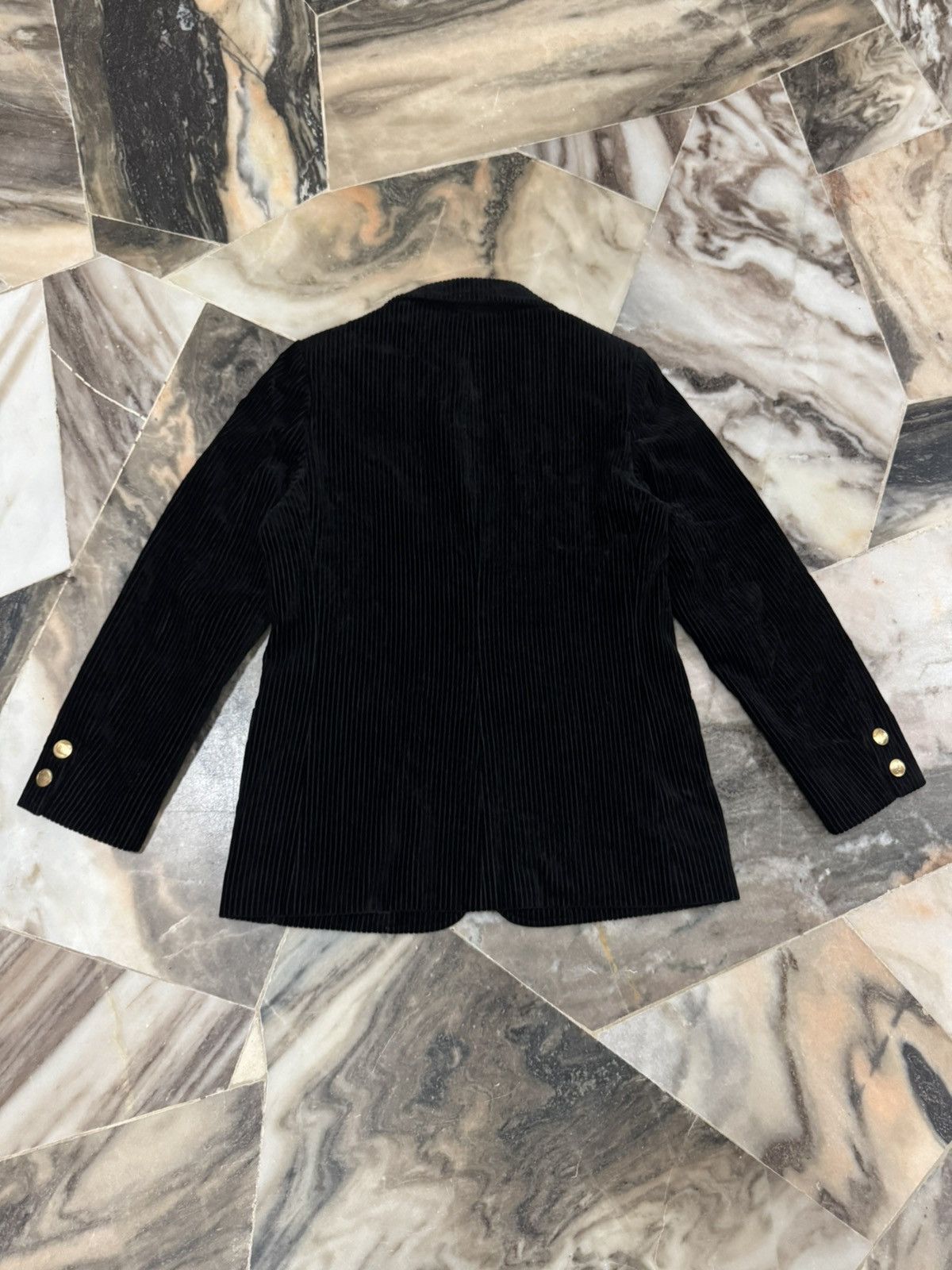 Piattelli Miss Piattelli Corduroy Velvet Blazer Jacket Size S / US 4 / IT 40 - 11 Thumbnail