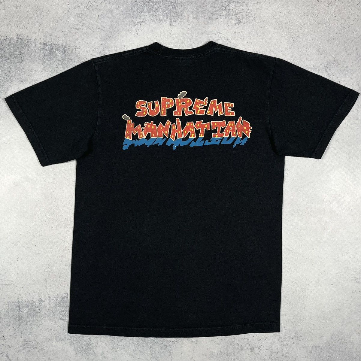 Supreme Supreme Red Grooms Manhattan Big Logo T Shirt SS22 Size US S / EU 44-46 / 1 - 11 Thumbnail