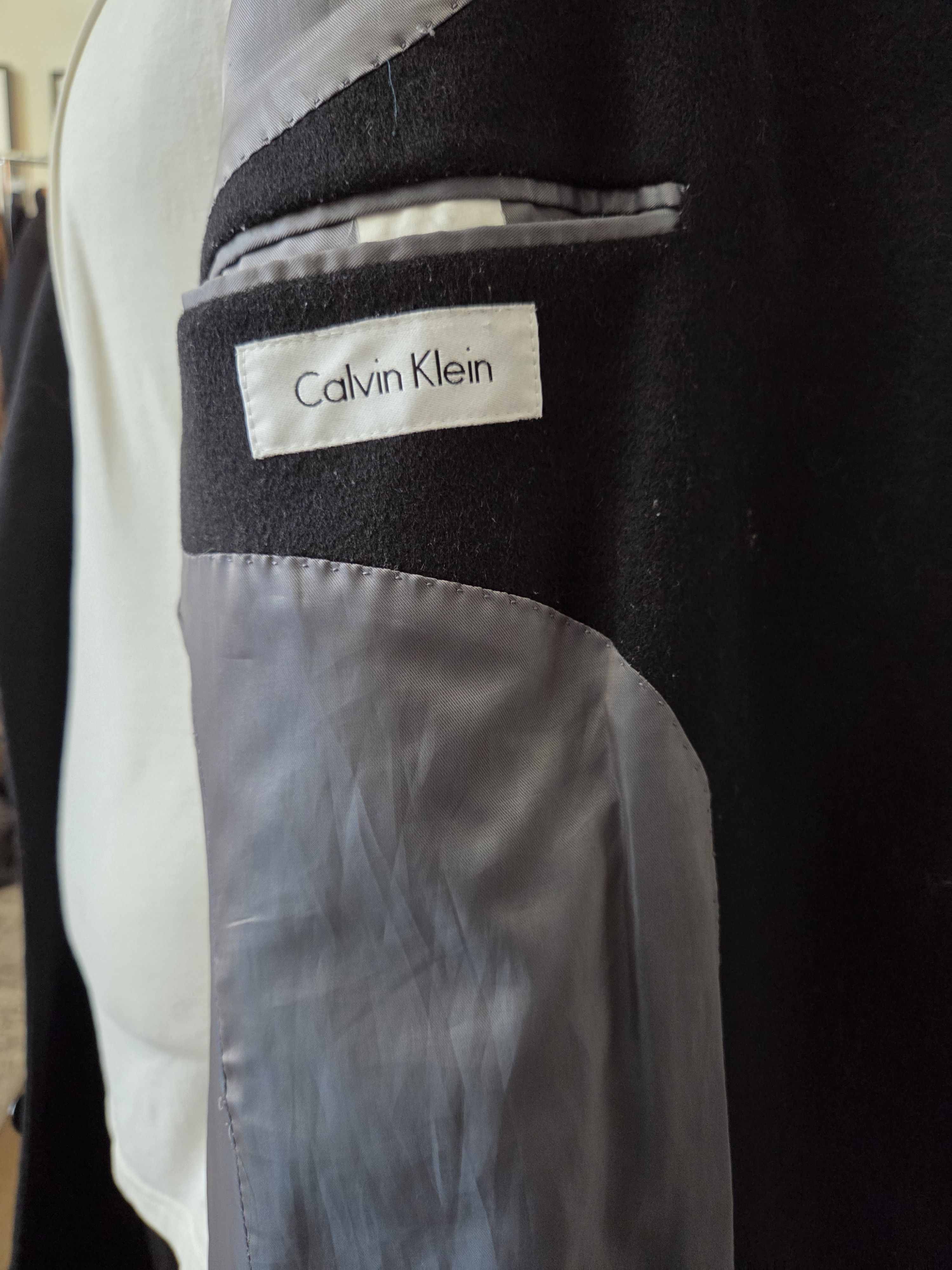 Calvin Klein Calvin Klein "Stewart" Men's Wool & Cashmere Blend Overcoat Size US M / EU 48-50 / 2 - 5 Thumbnail