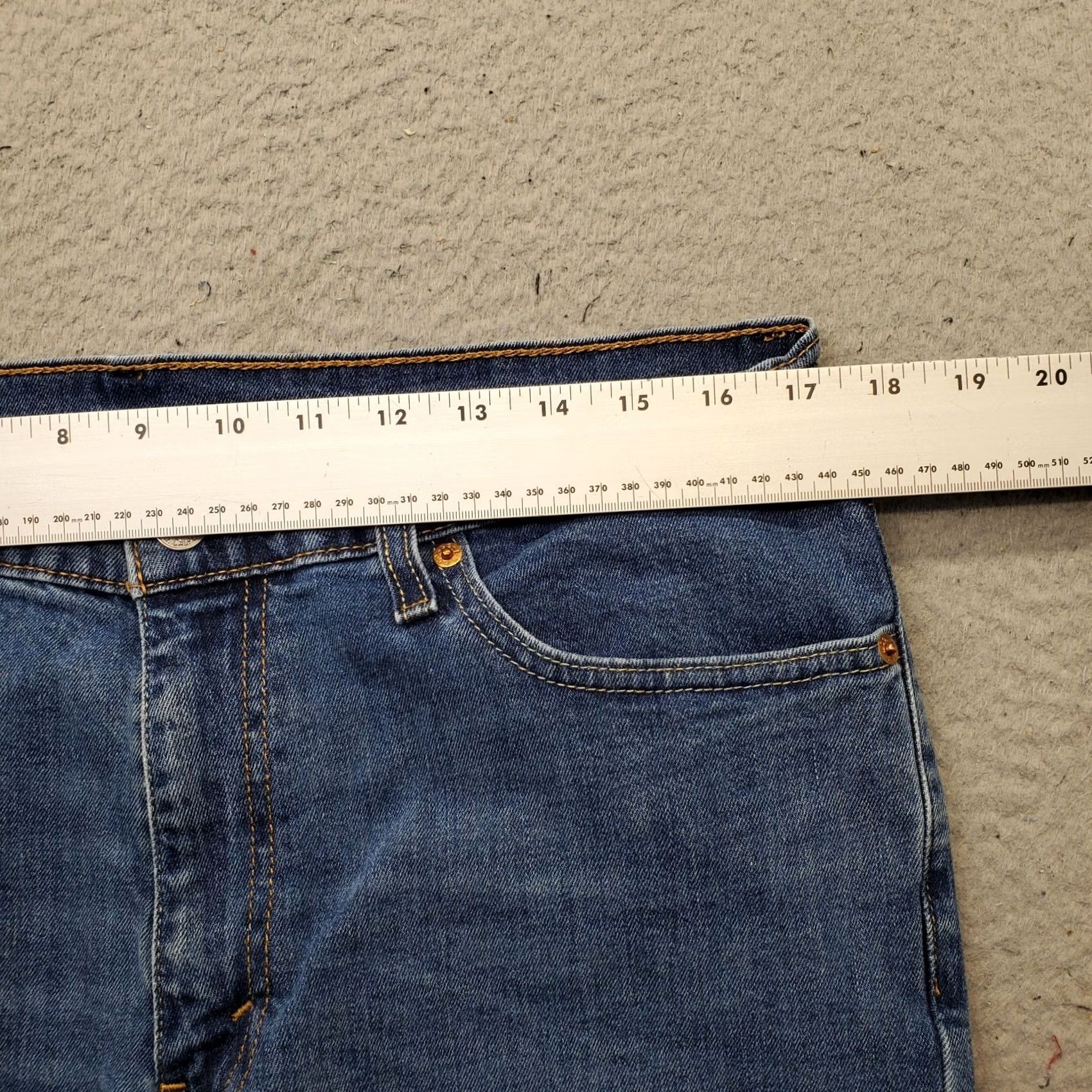 Levi's Levi's 511 Jeans Men 36x29 Blue Denim Double Stitch Red Tab Straight Leg Outdoor Size US 36 / EU 52 - 6 Thumbnail