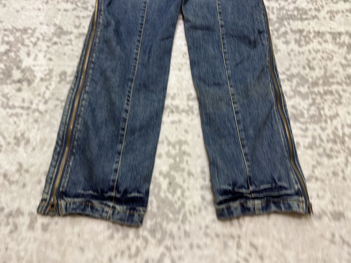 Japanese Brand Purete Equipment Zip Detail Denim Y2K Adjustable Straight Size US 34 / EU 50 - 13 Thumbnail