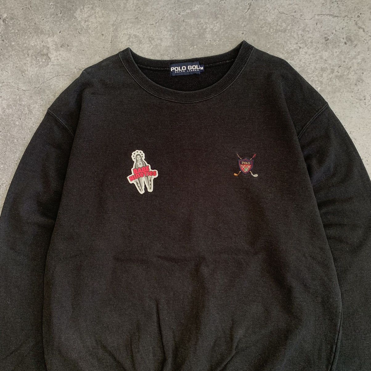 Polo Ralph Lauren × Vintage SWEATER SHIRT POLO GOLF BY RALPH LAURENT Size US M / EU 48-50 / 2 - 2 Thumbnail