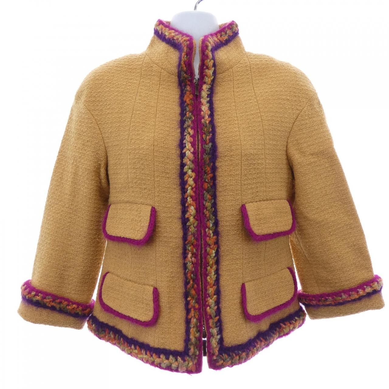 Chanel Chanel Chanel Jacket Textile Outerwear P50350W05585 DUTY FREE for USA Size ONE SIZE - 1 Thumbnail