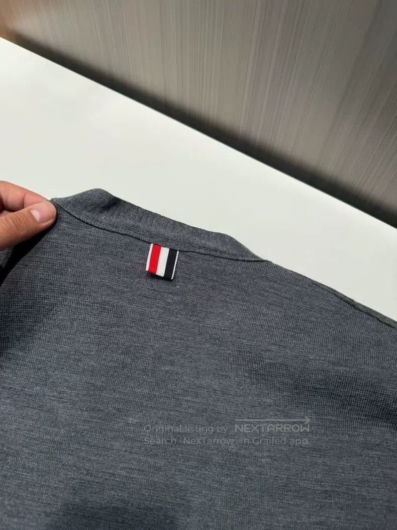 Thom Browne Thom Browne Single Panel Long Sleeve Sweater Size US L / EU 52-54 / 3 - 6 Thumbnail