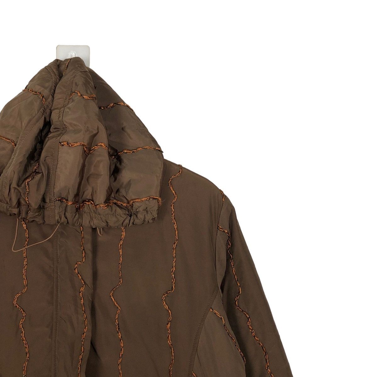 Vintage 🔥RARE QUILTED HOODIE JACKET TRE8TTO MADE IN ITALY Size US M / EU 48-50 / 2 - 5 Thumbnail