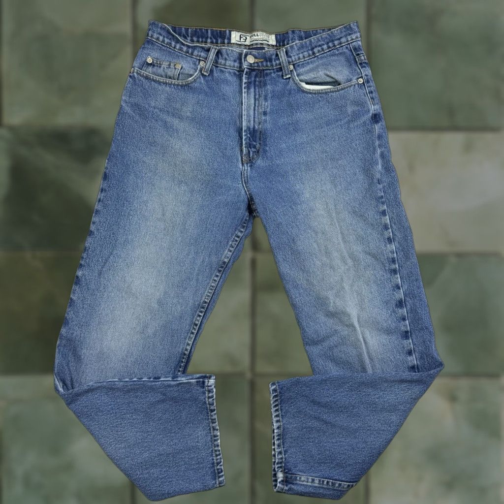 Vintage VINTAGE Full Blue Jeans Adult 34x30 Blue Straight Leg Grunge Y2K Workwear Urban Jeans Men Regular blue 34 30 Size US 34 / EU 50 - 1 Thumbnail