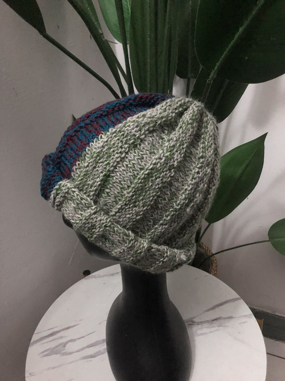 Japanese Brand × Vintage VINTAGE WOOL BEANIE HAT MULTICOLOUR Size ONE SIZE - 2 Thumbnail
