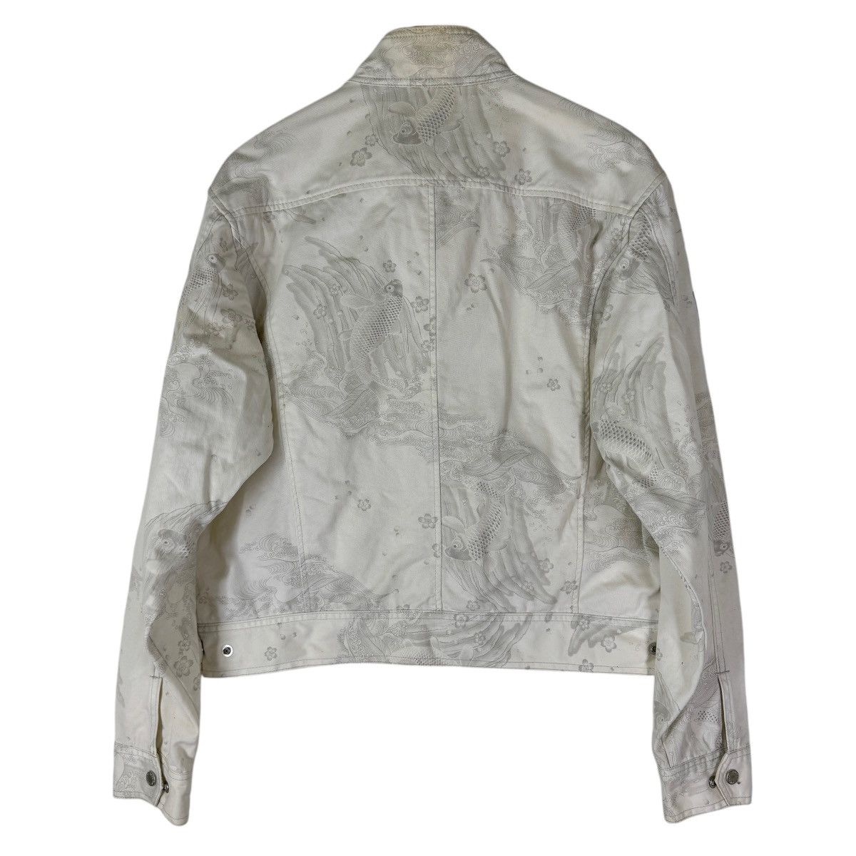 Japanese Brand Vintage Tora Koi Fish Motive Worker jacket Size US L / EU 52-54 / 3 - 10 Thumbnail