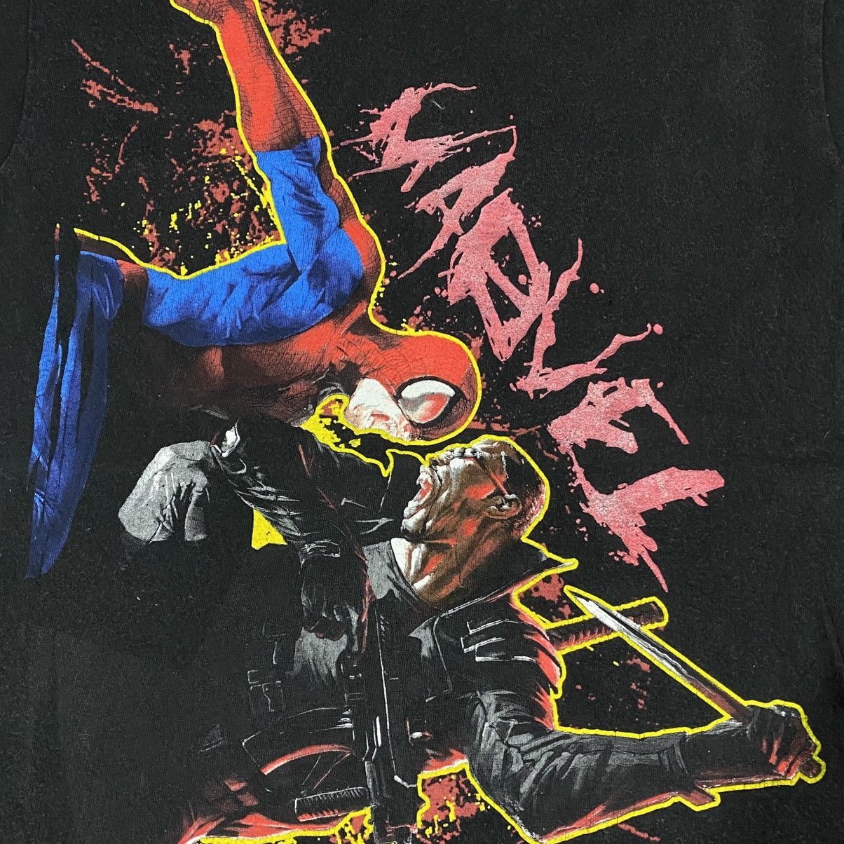 Mad Engine × Marvel Comics × Vintage Vintage marvel mad engine zombie spiderman VS blade comic Size US S / EU 44-46 / 1 - 2 Thumbnail